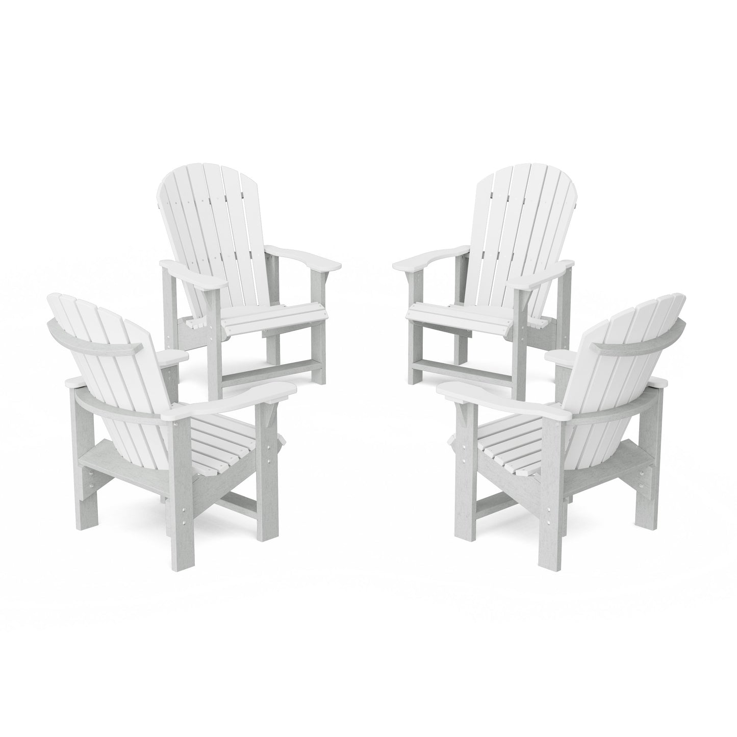 Heritage Upright Adirondack Chairs Set of 4