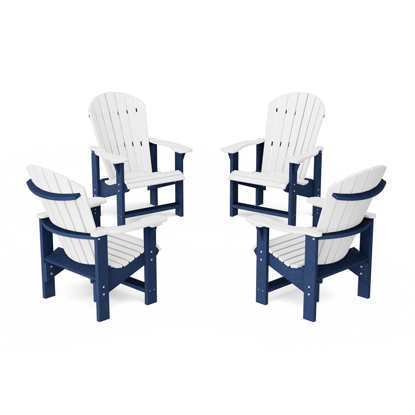 Heritage Upright Adirondack Chairs Set of 4