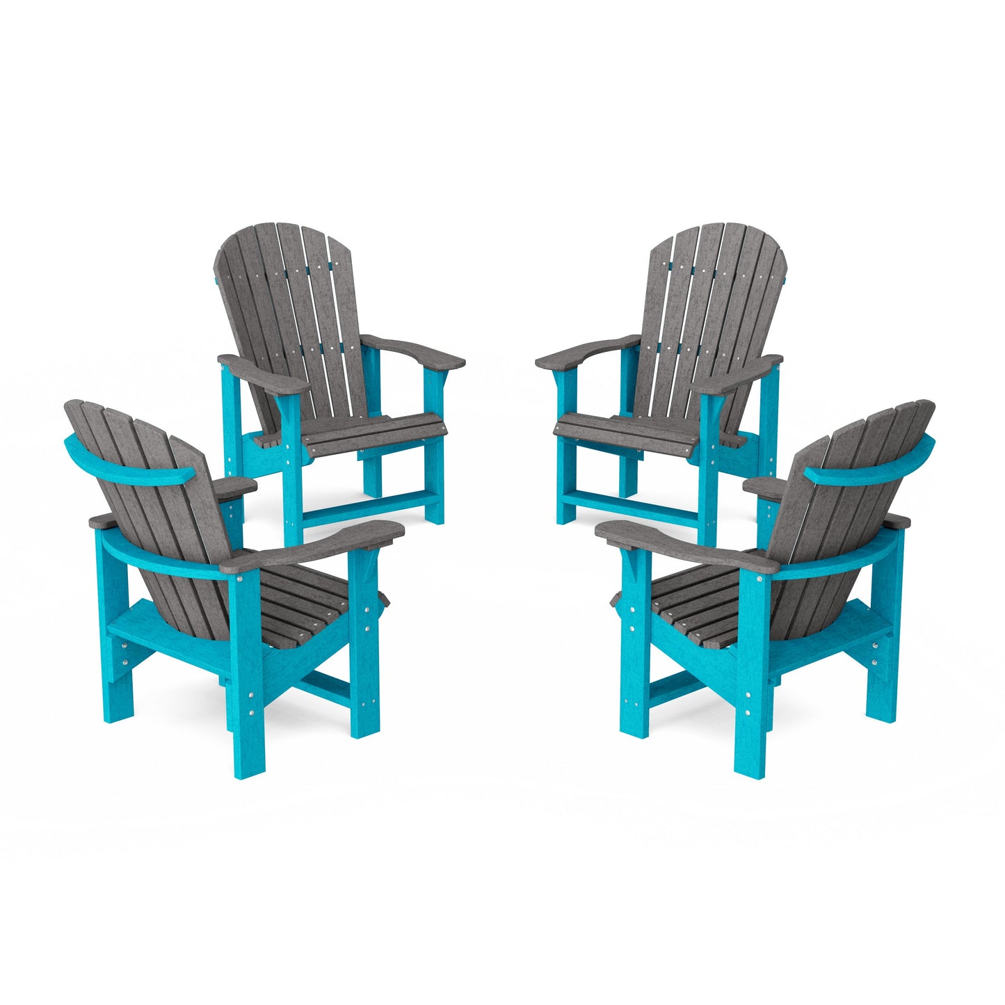 Heritage Upright Adirondack Chairs Set of 4