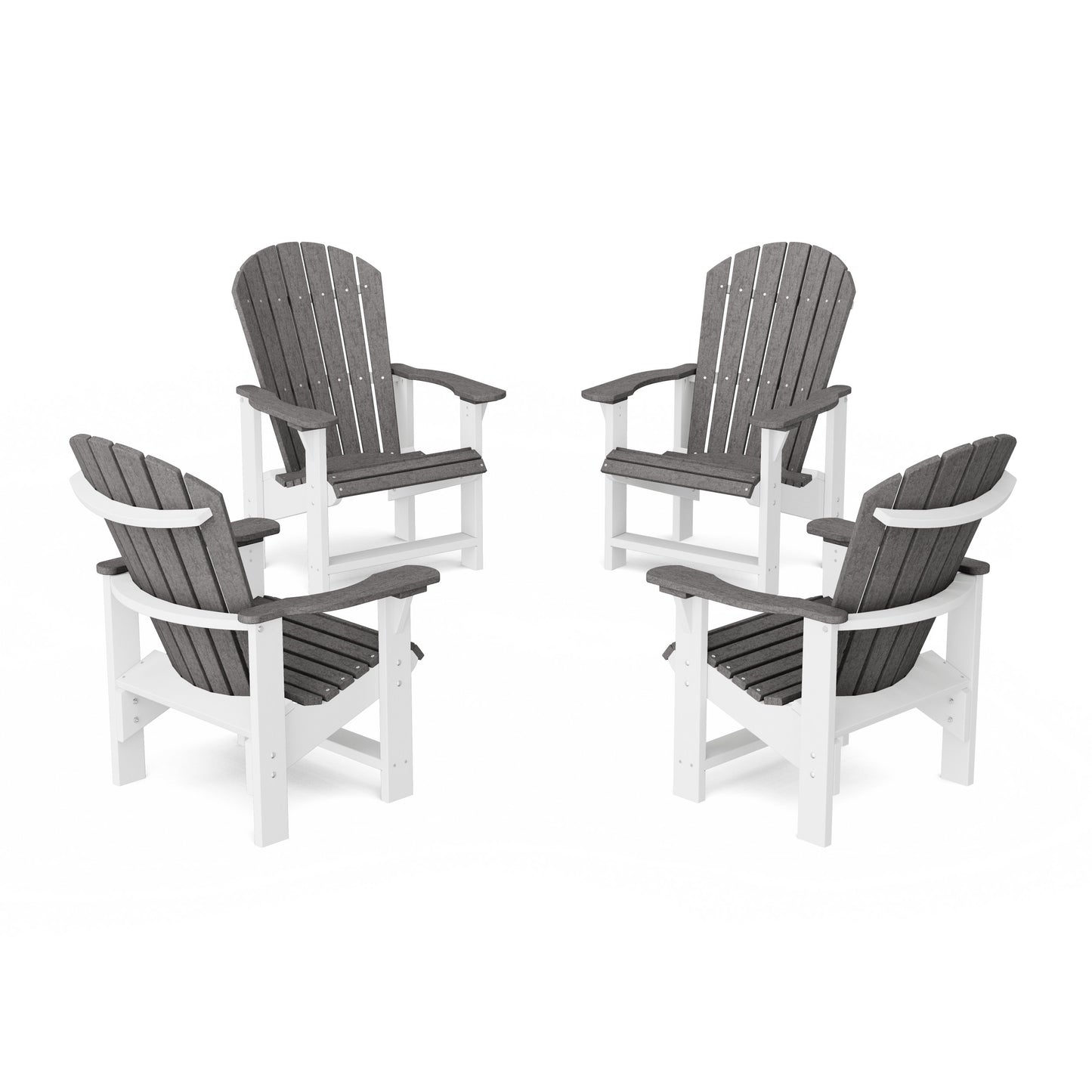 Heritage Upright Adirondack Chairs Set of 4