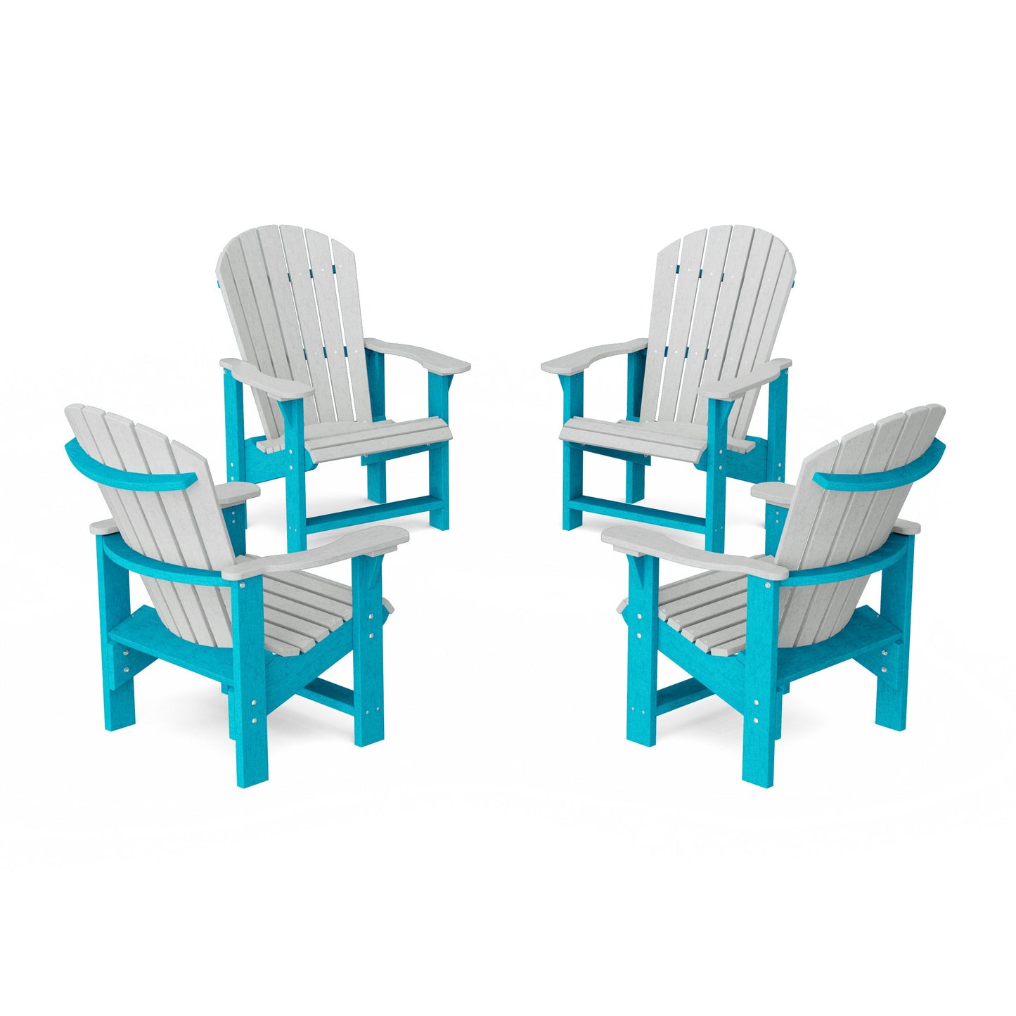 Heritage Upright Adirondack Chairs Set of 4