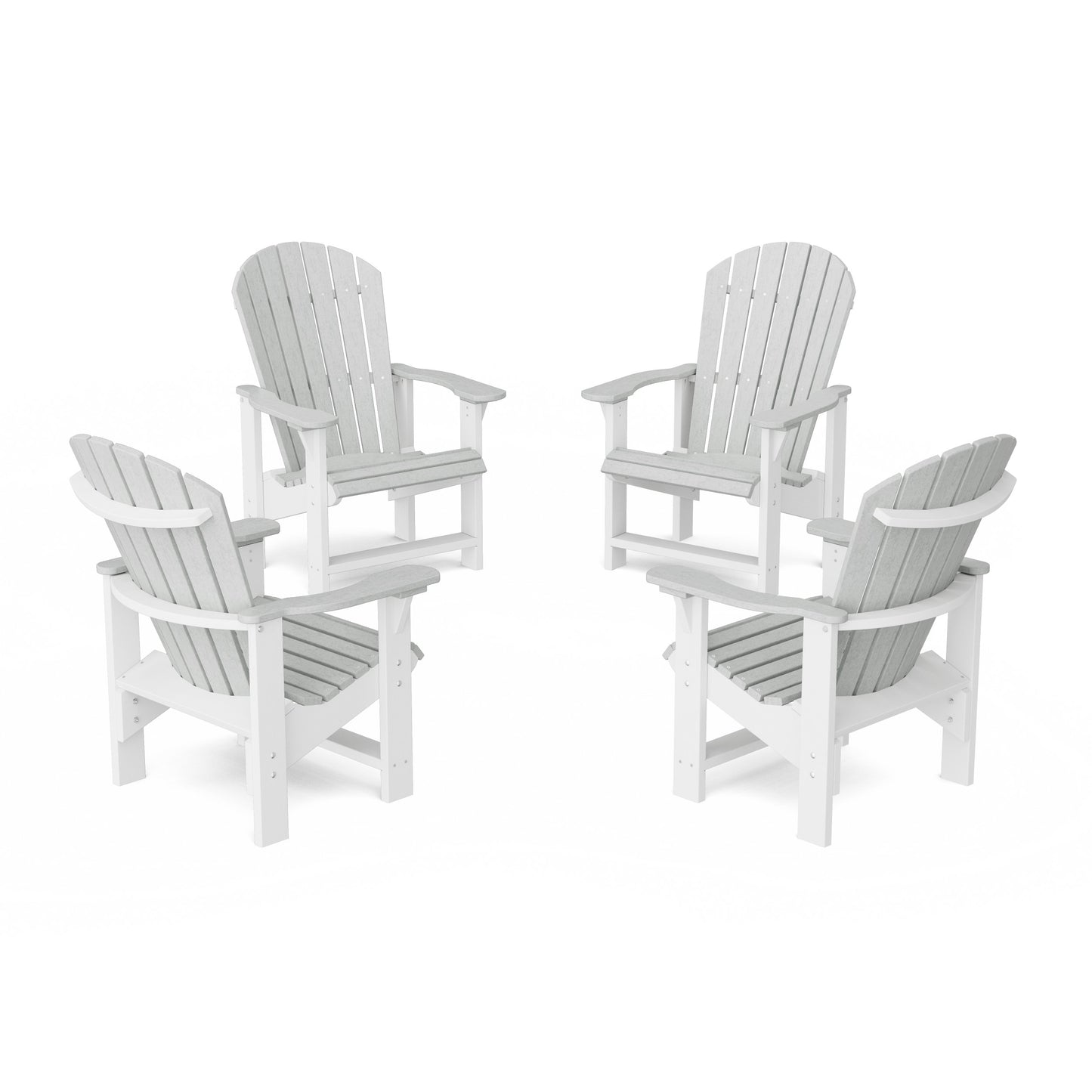 Heritage Upright Adirondack Chairs Set of 4