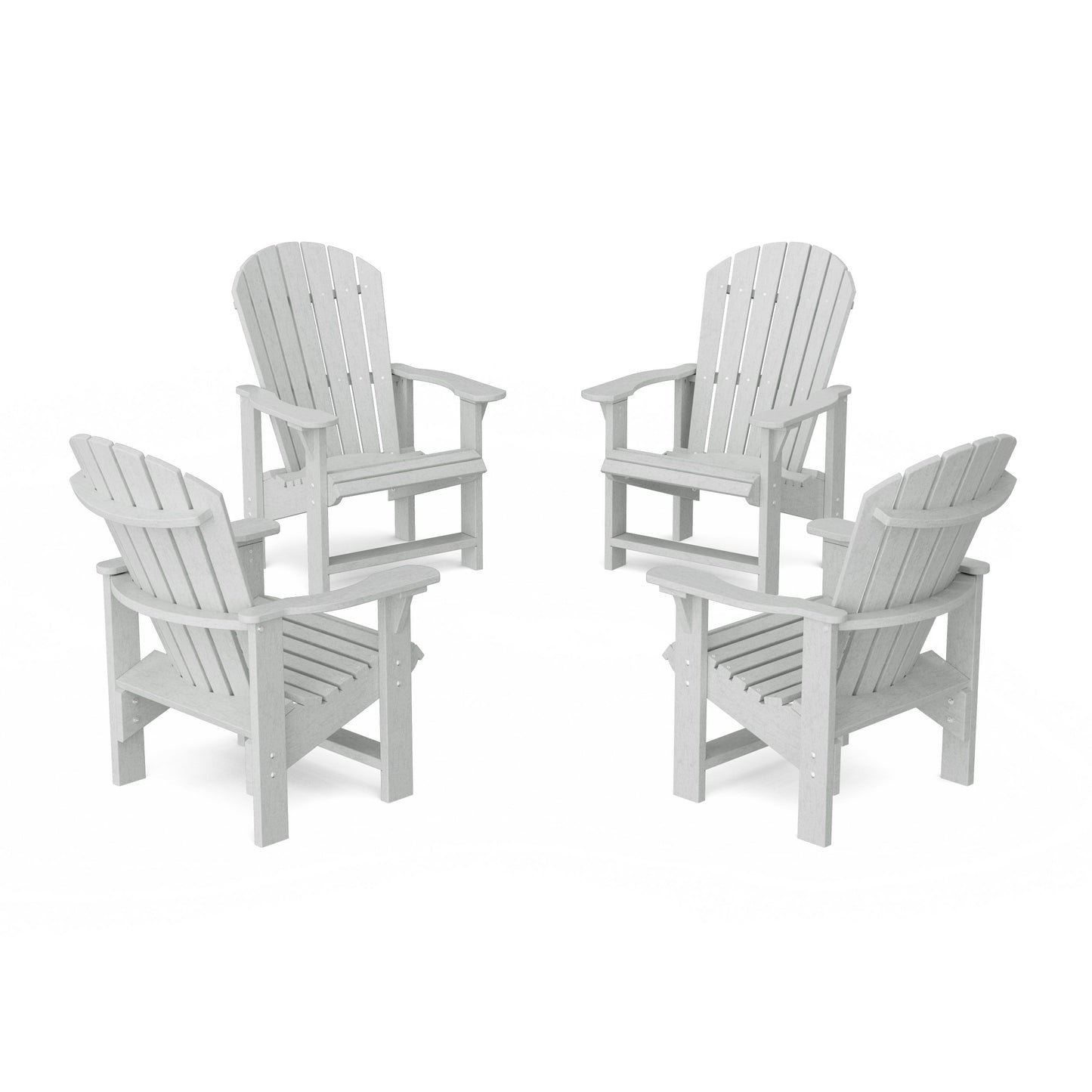 Heritage Upright Adirondack Chairs Set of 4