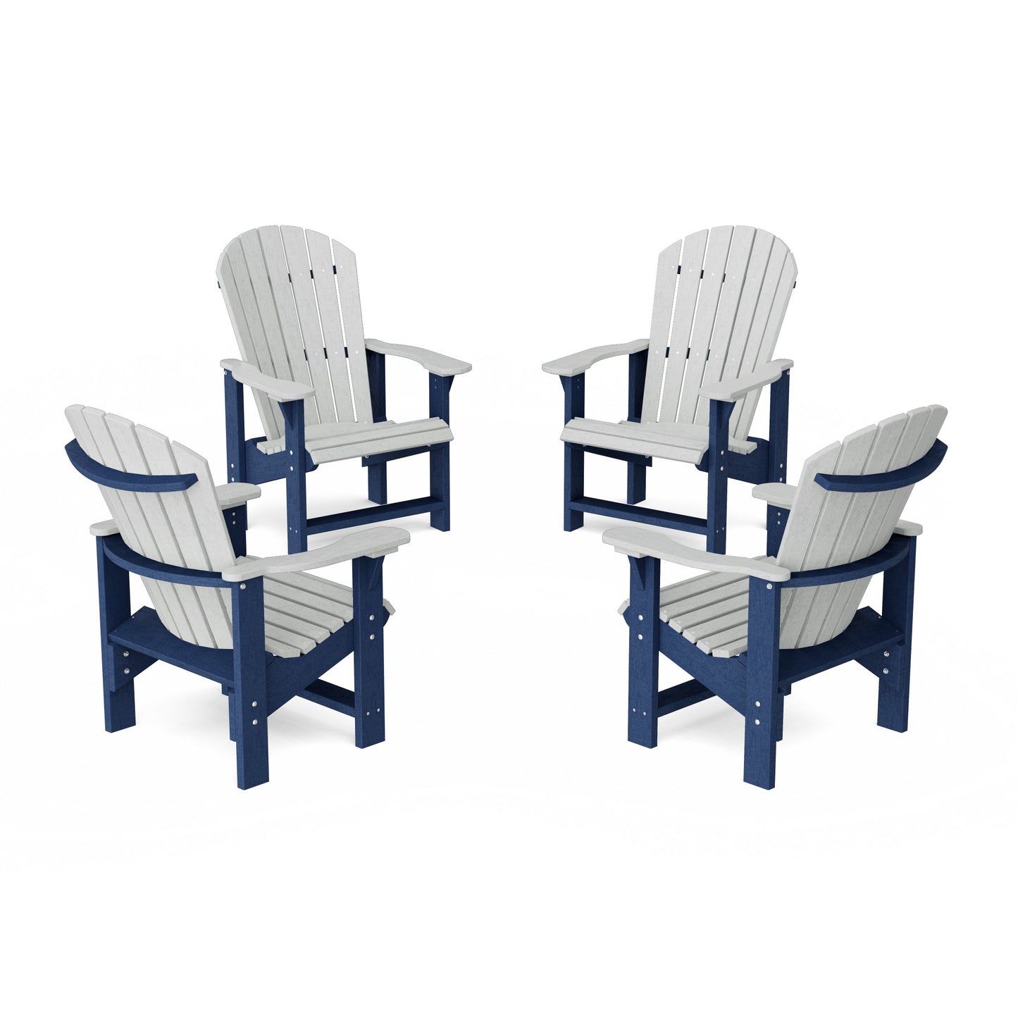 Heritage Upright Adirondack Chairs Set of 4
