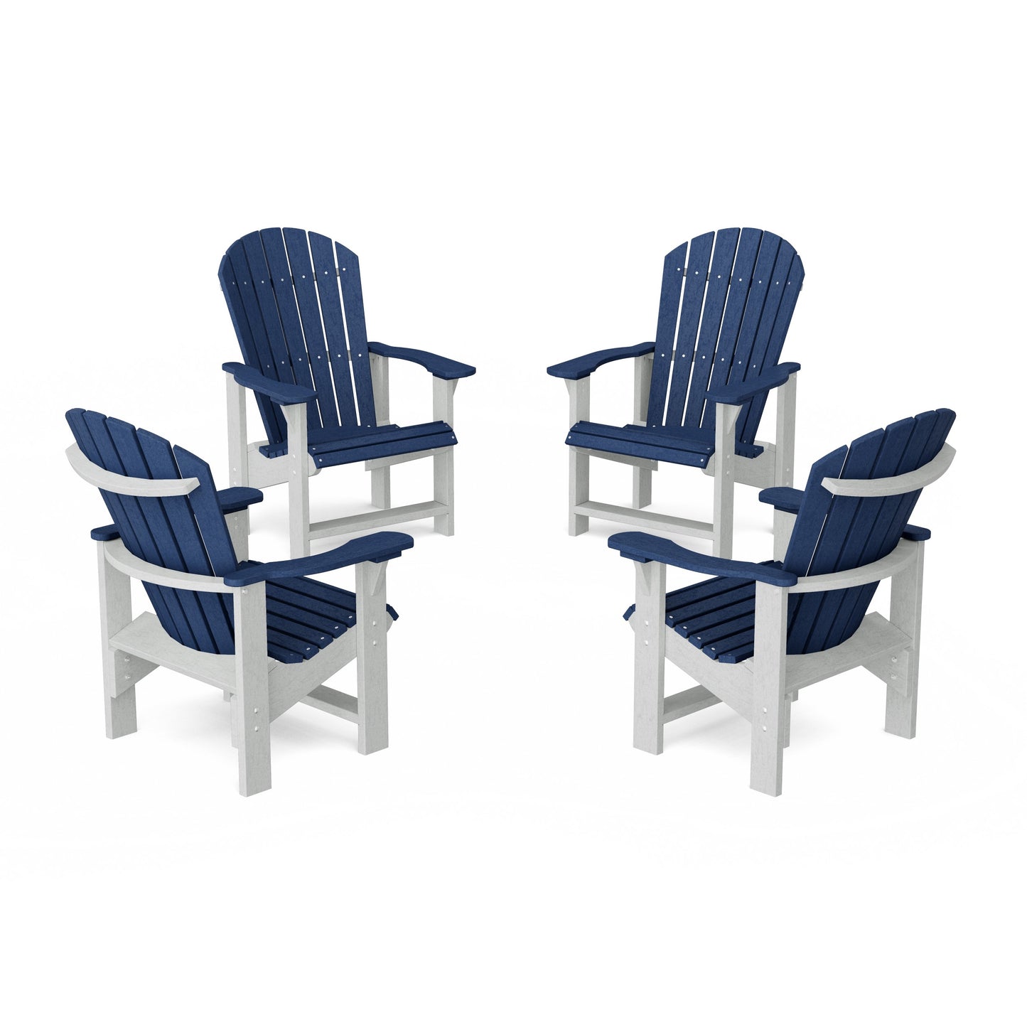 Heritage Upright Adirondack Chairs Set of 4
