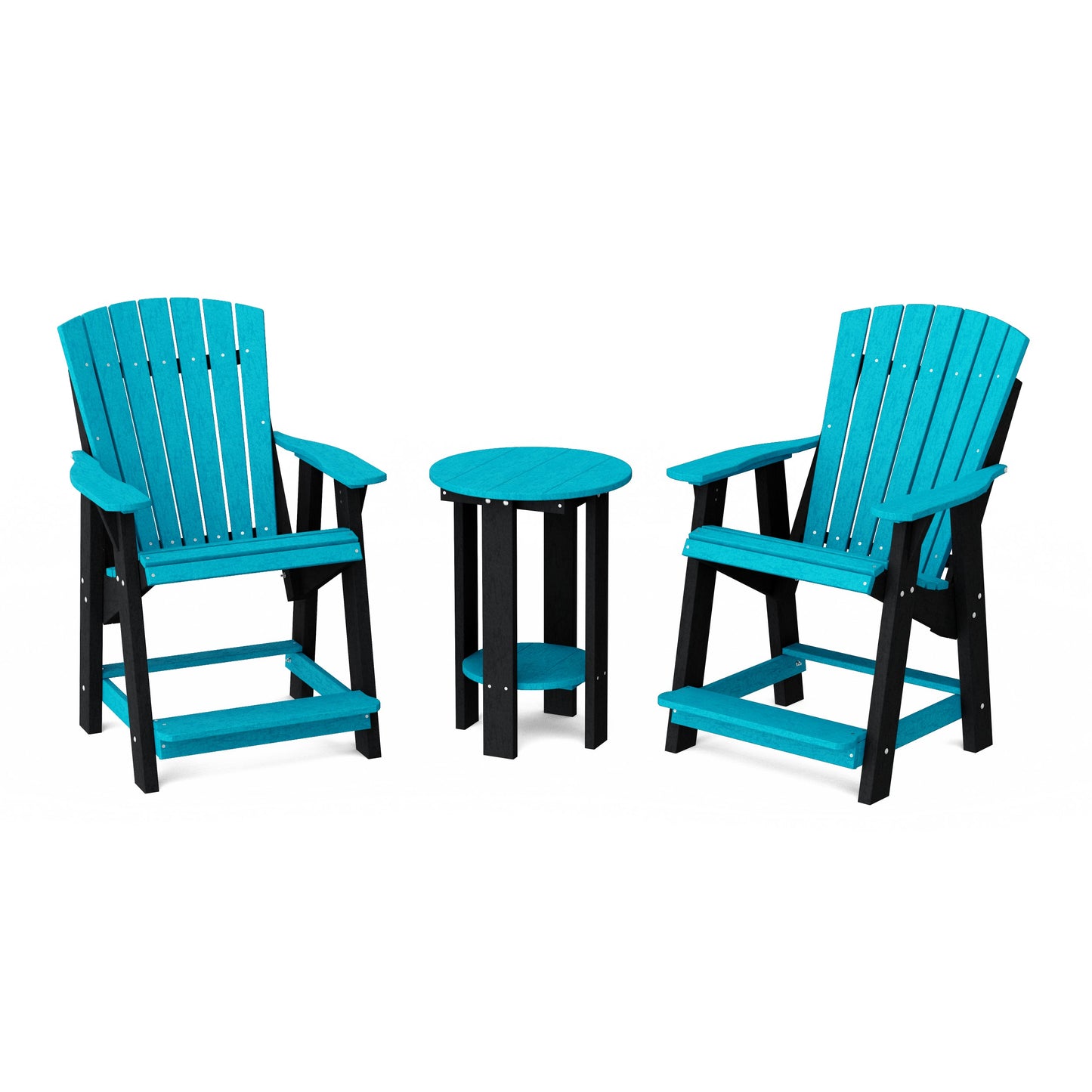 Heritage Tall Adirondack Chairs with Table
