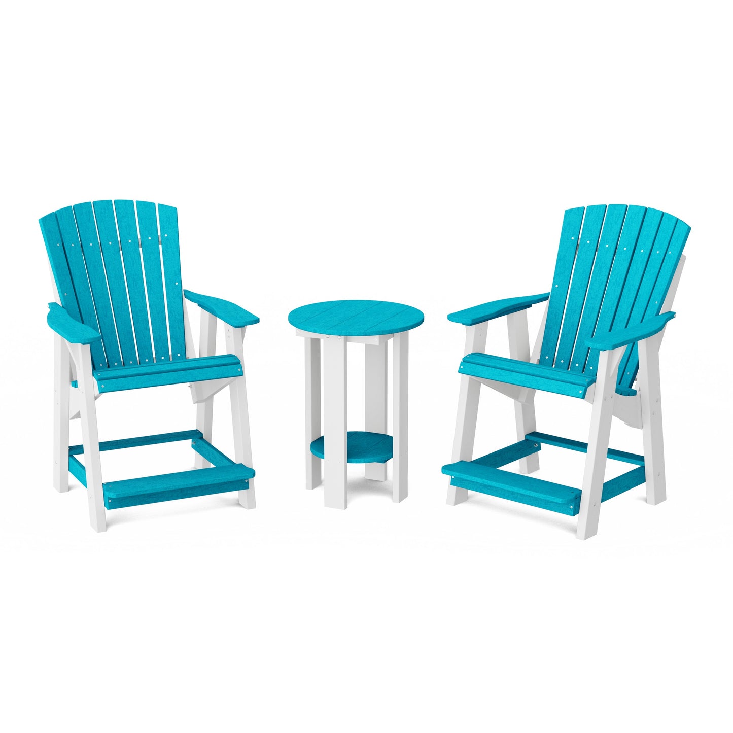 Heritage Tall Adirondack Chairs with Table