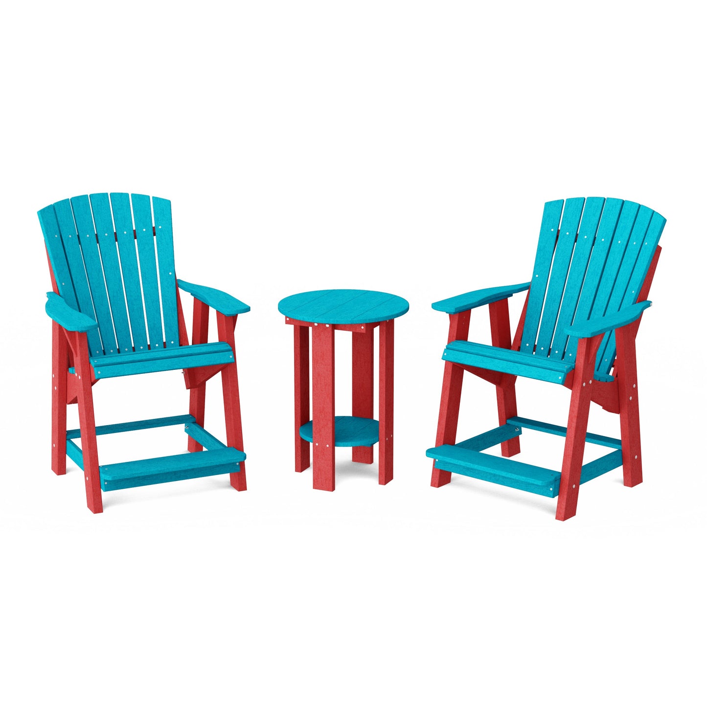 Heritage Tall Adirondack Chairs with Table
