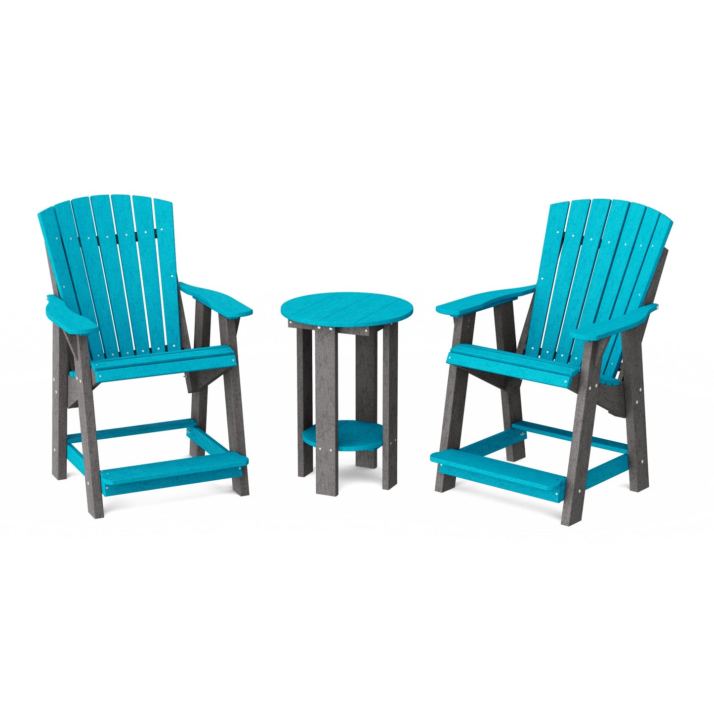 Heritage Tall Adirondack Chairs with Table