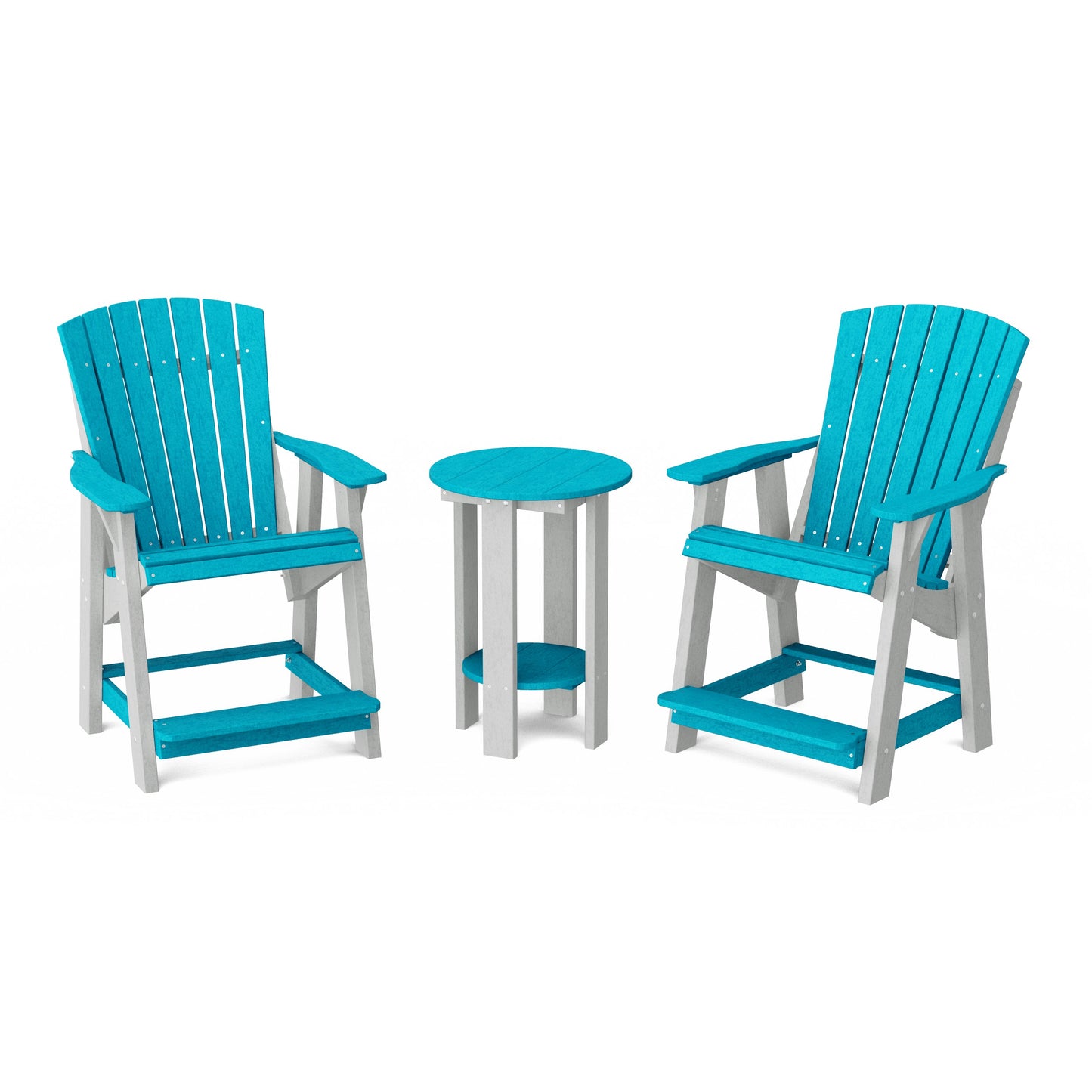 Heritage Tall Adirondack Chairs with Table