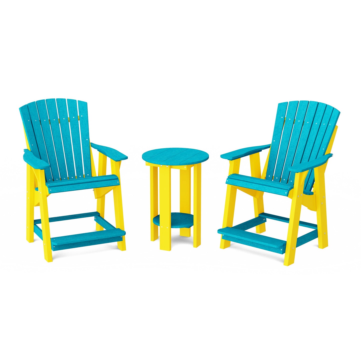 Heritage Tall Adirondack Chairs with Table