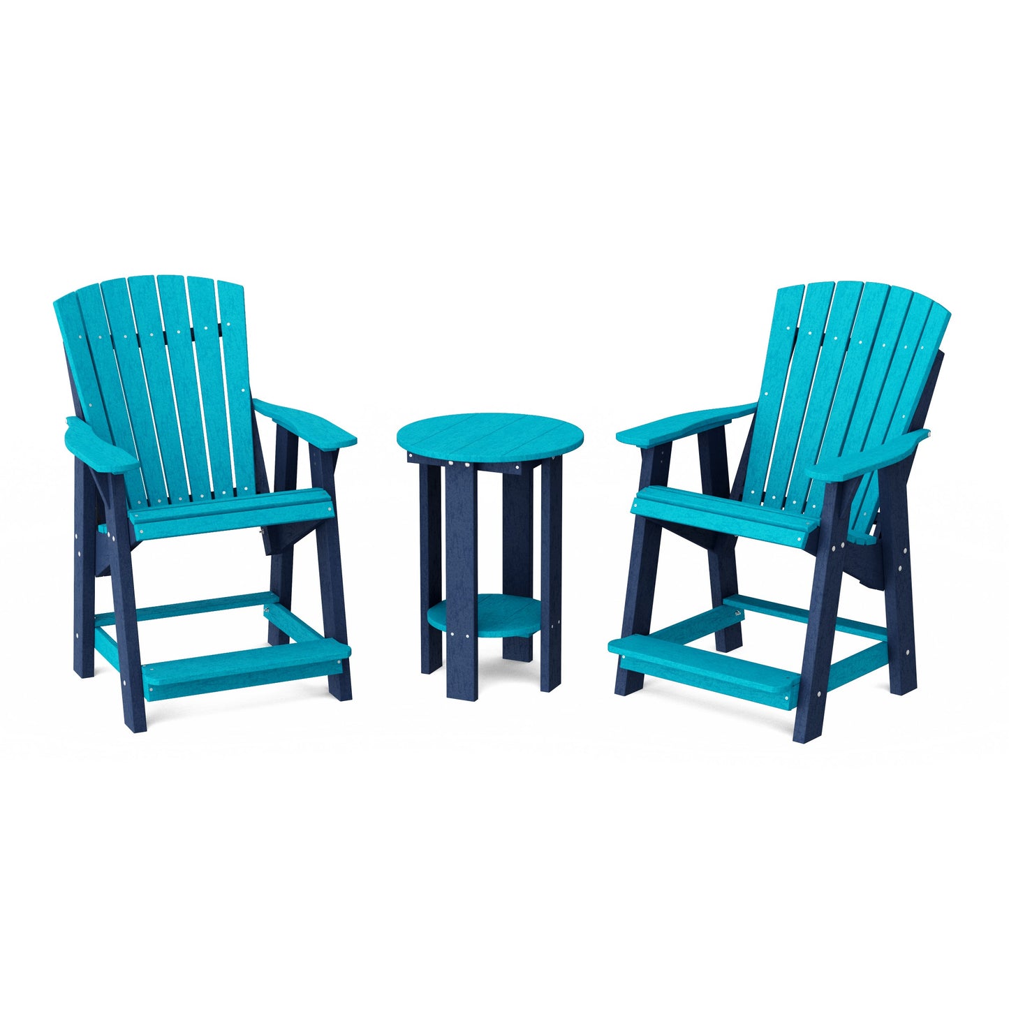 Heritage Tall Adirondack Chairs with Table
