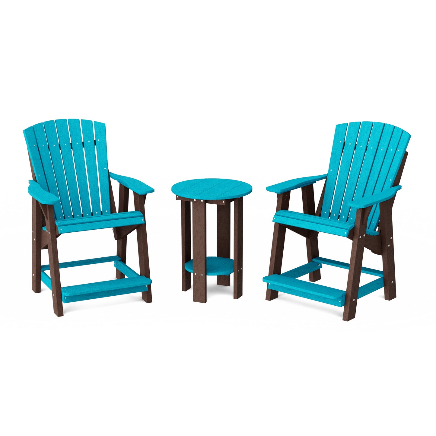 Heritage Tall Adirondack Chairs with Table