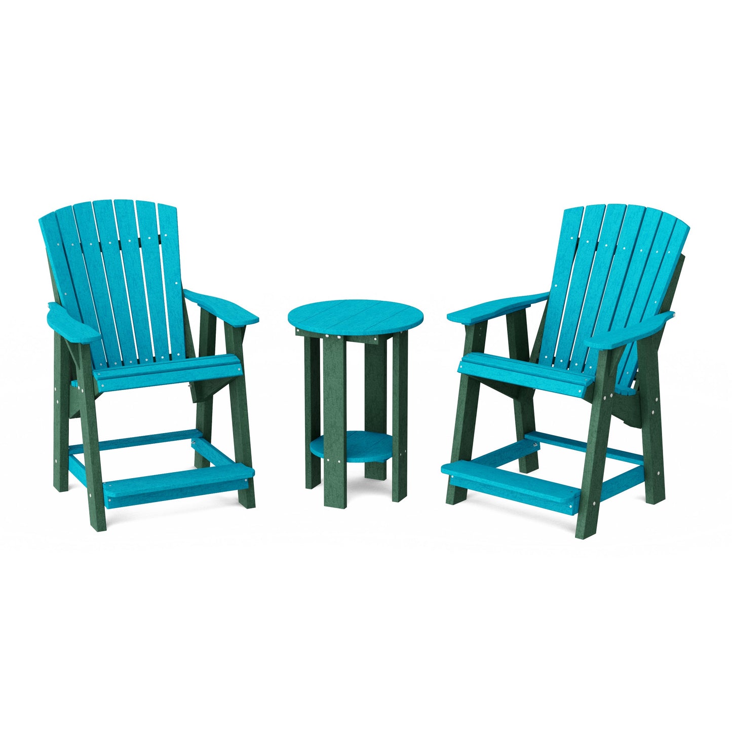 Heritage Tall Adirondack Chairs with Table