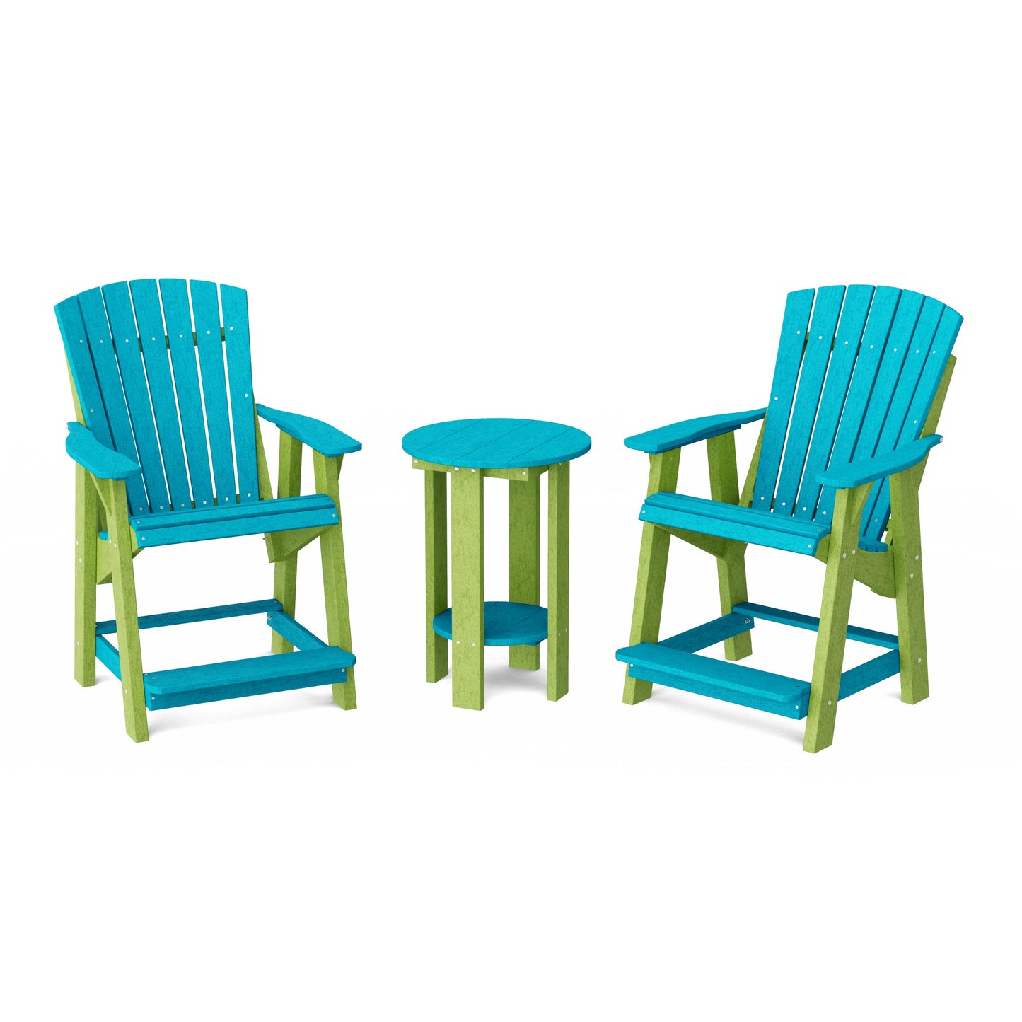 Heritage Tall Adirondack Chairs with Table