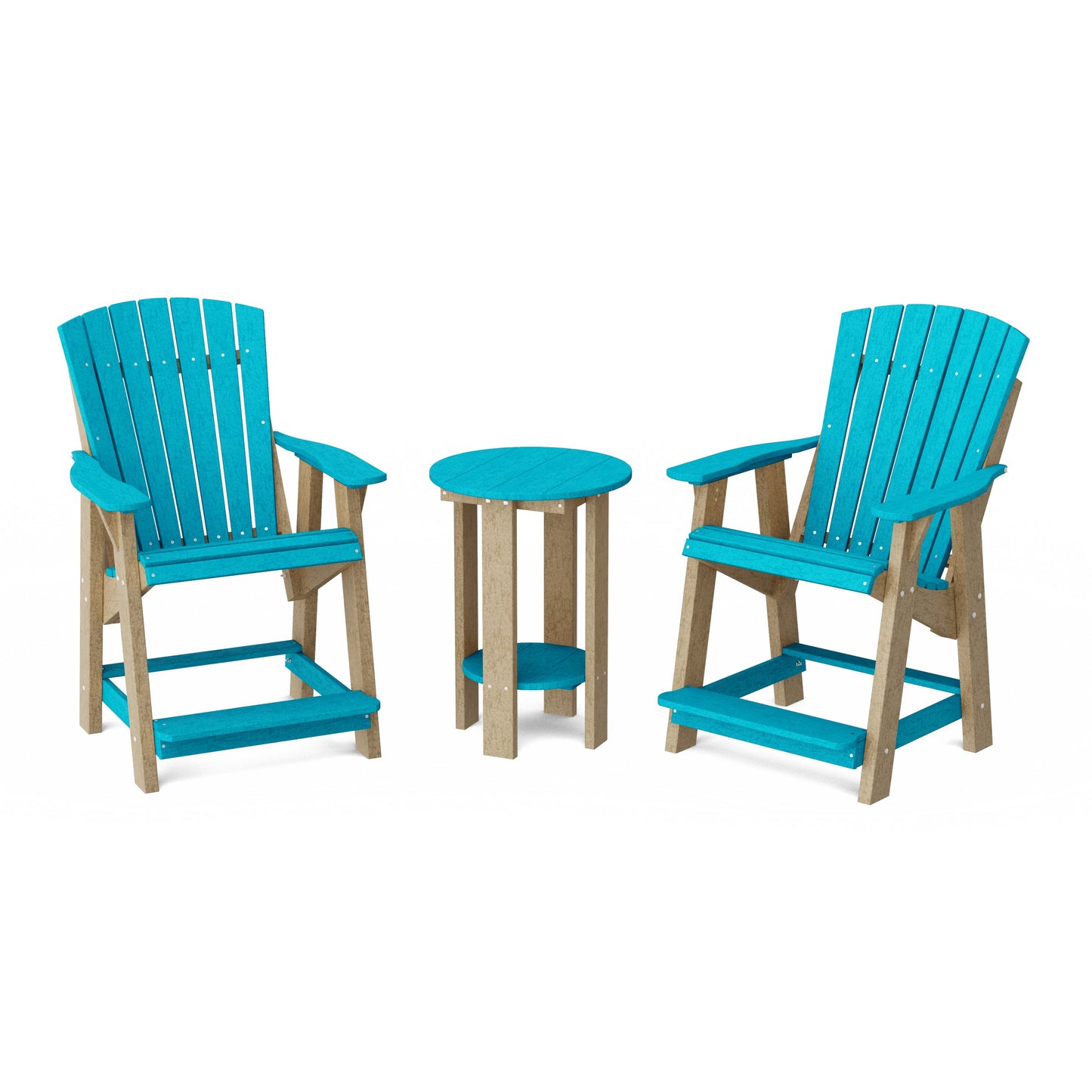 Heritage Tall Adirondack Chairs with Table