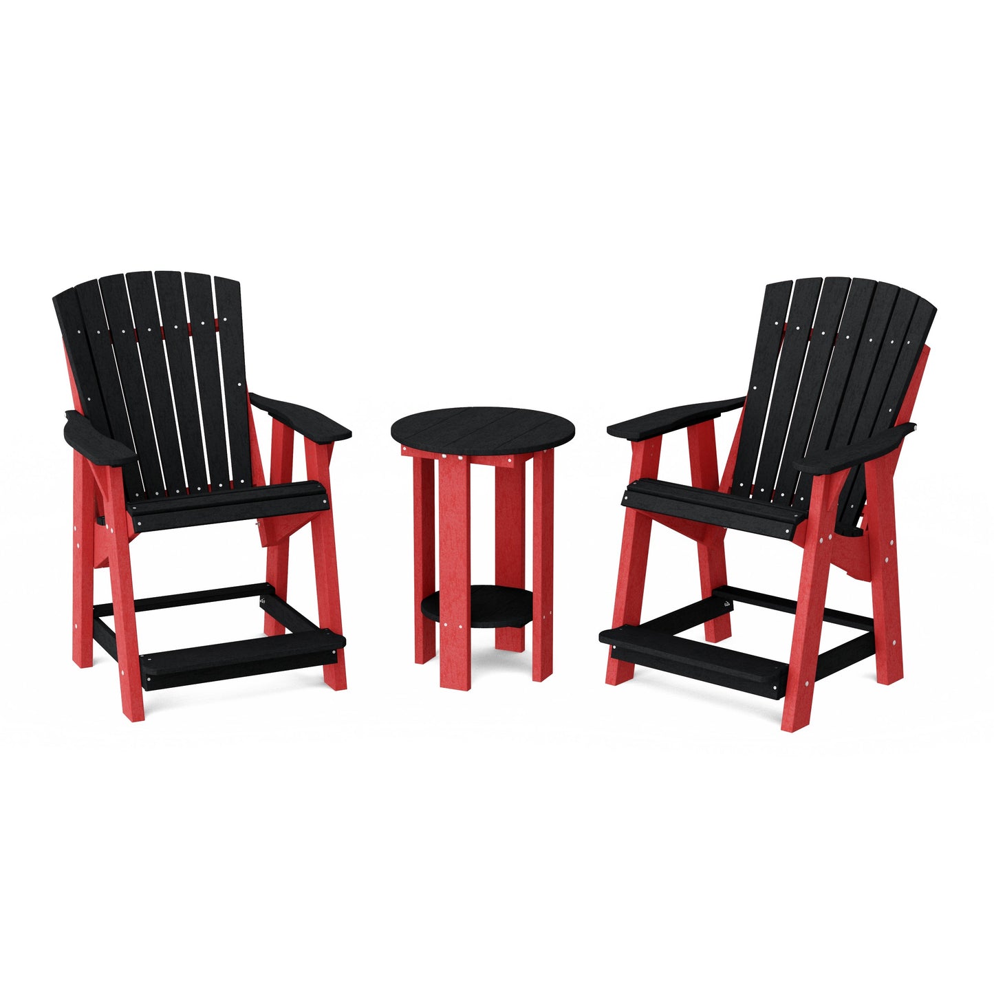 Heritage Tall Adirondack Chairs with Table