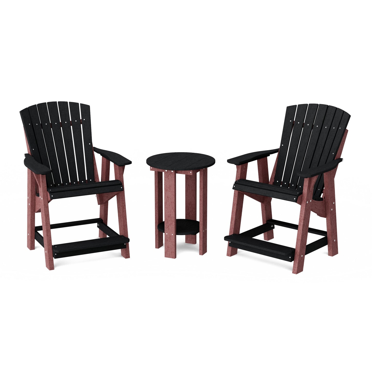 Heritage Tall Adirondack Chairs with Table