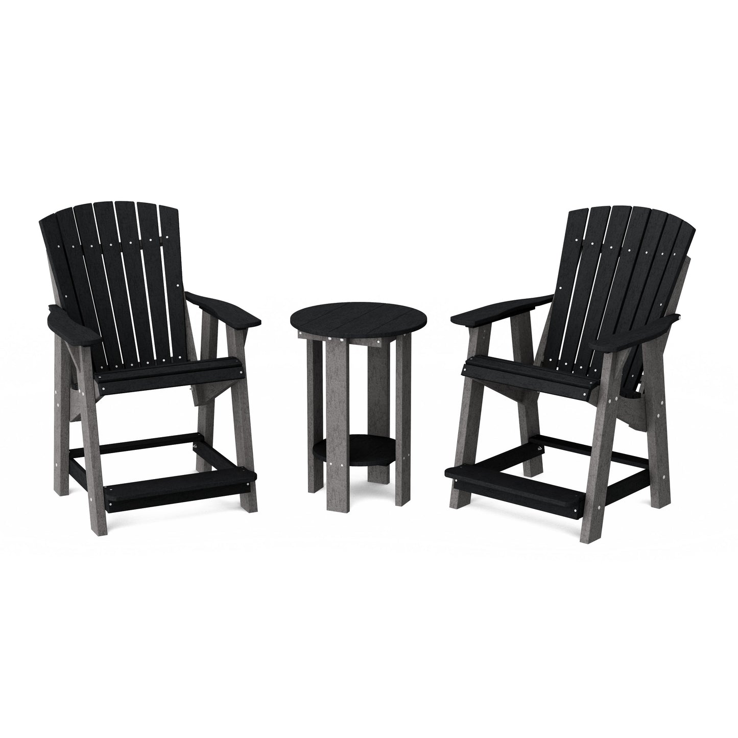 Heritage Tall Adirondack Chairs with Table