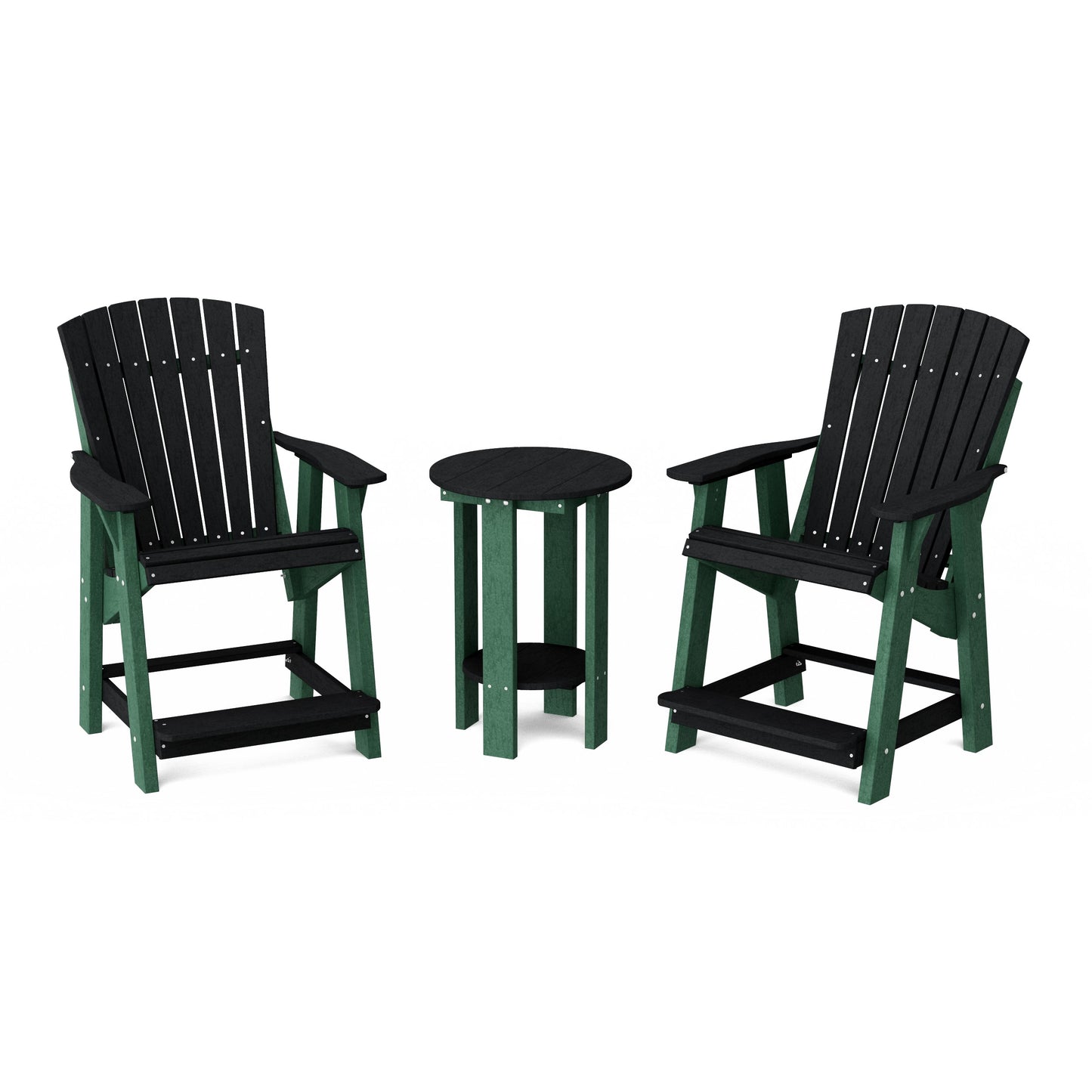 Heritage Tall Adirondack Chairs with Table