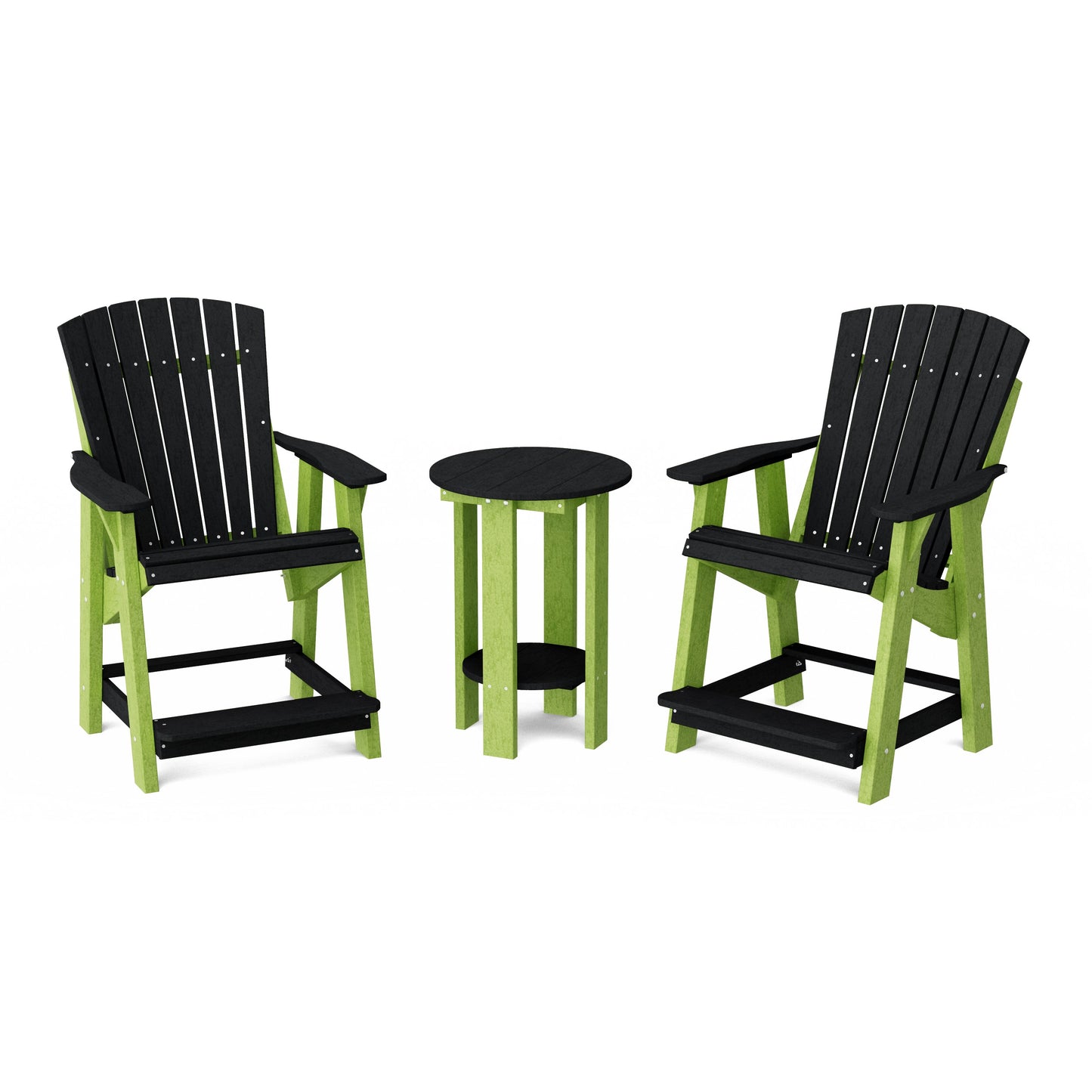 Heritage Tall Adirondack Chairs with Table