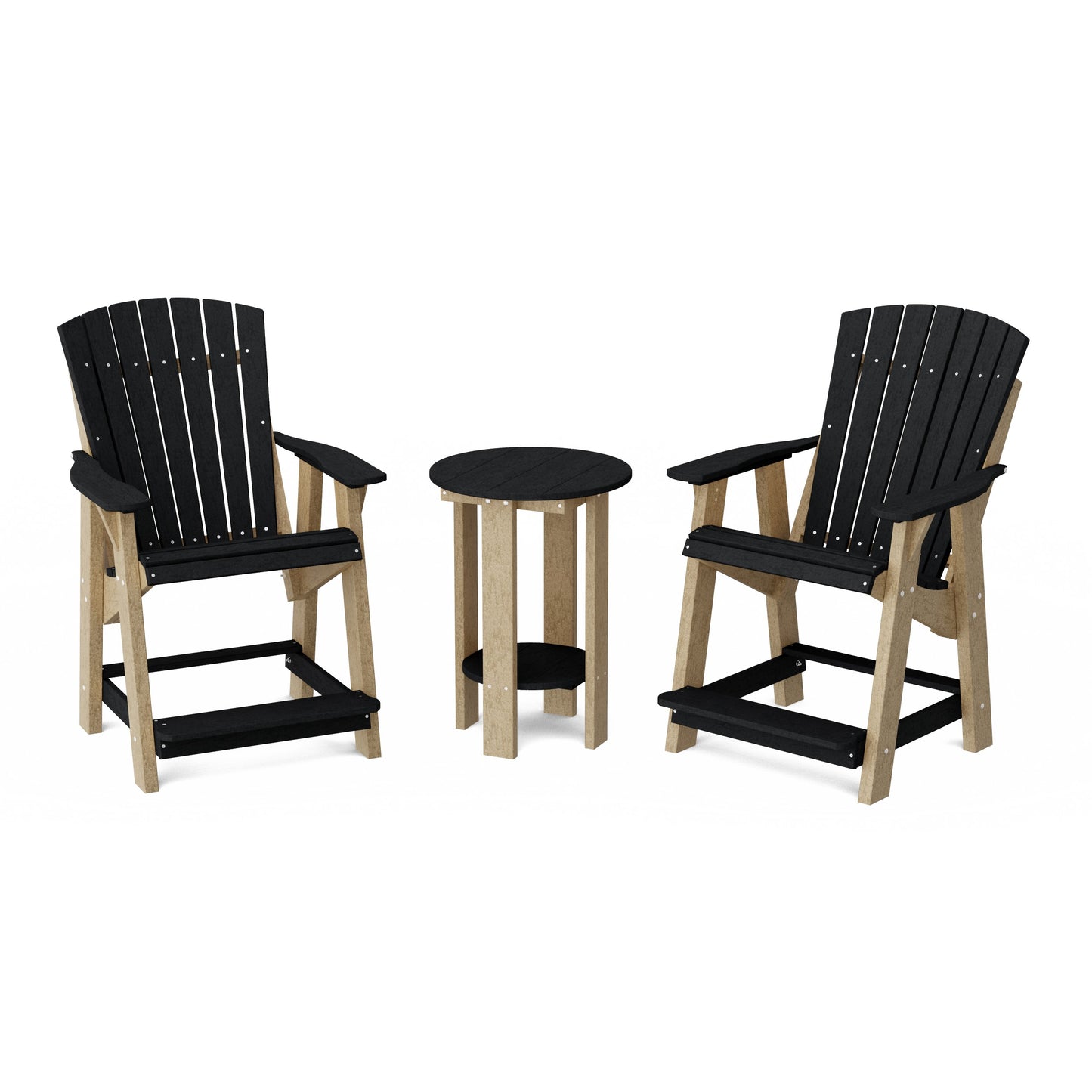 Heritage Tall Adirondack Chairs with Table