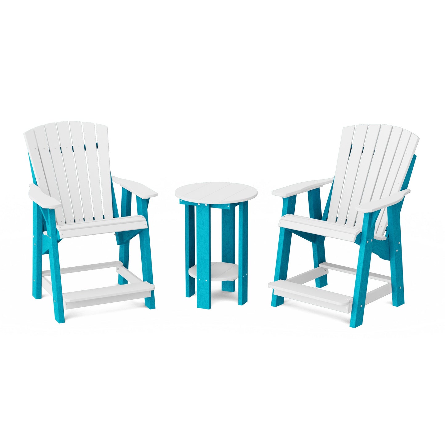 Heritage Tall Adirondack Chairs with Table