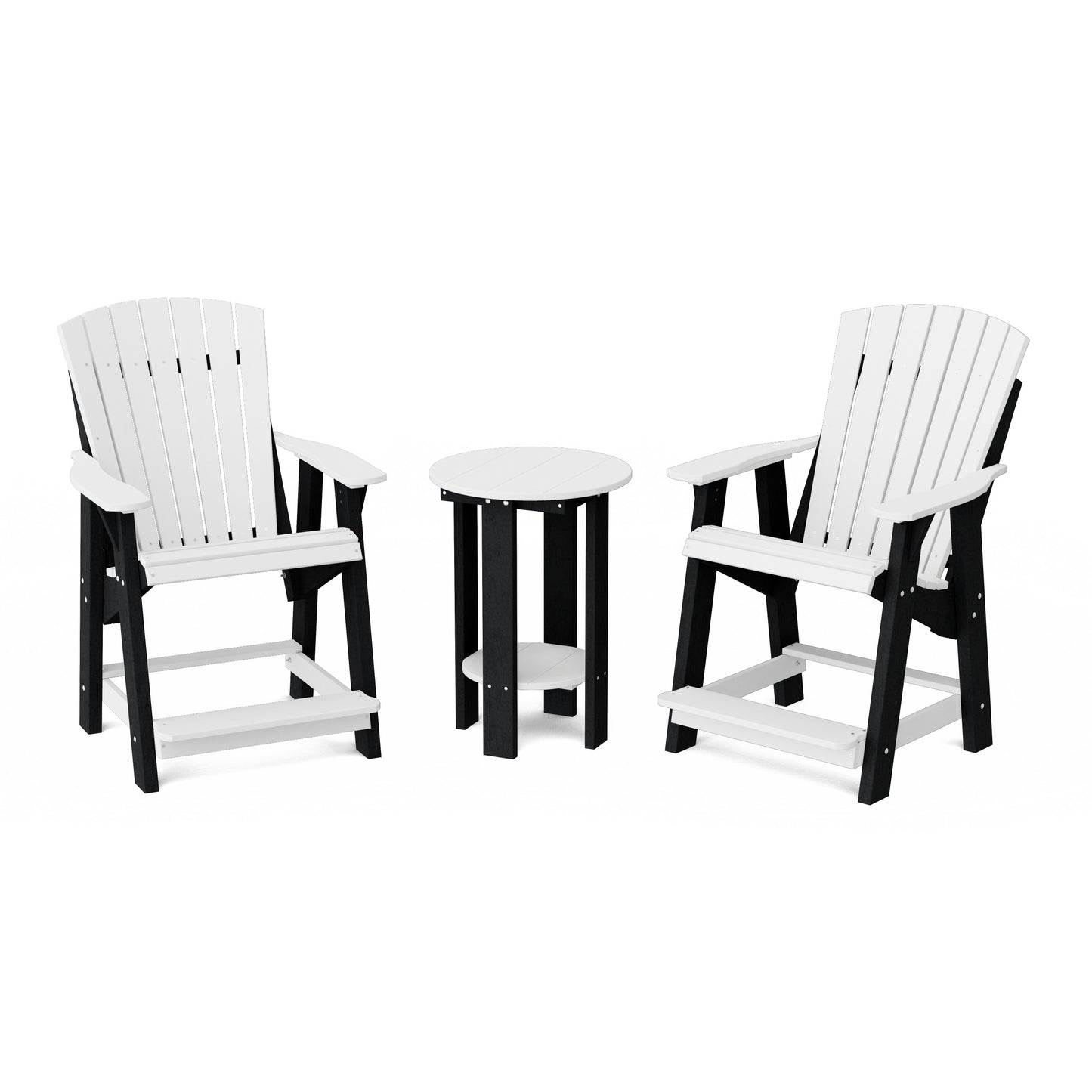 Heritage Tall Adirondack Chairs with Table