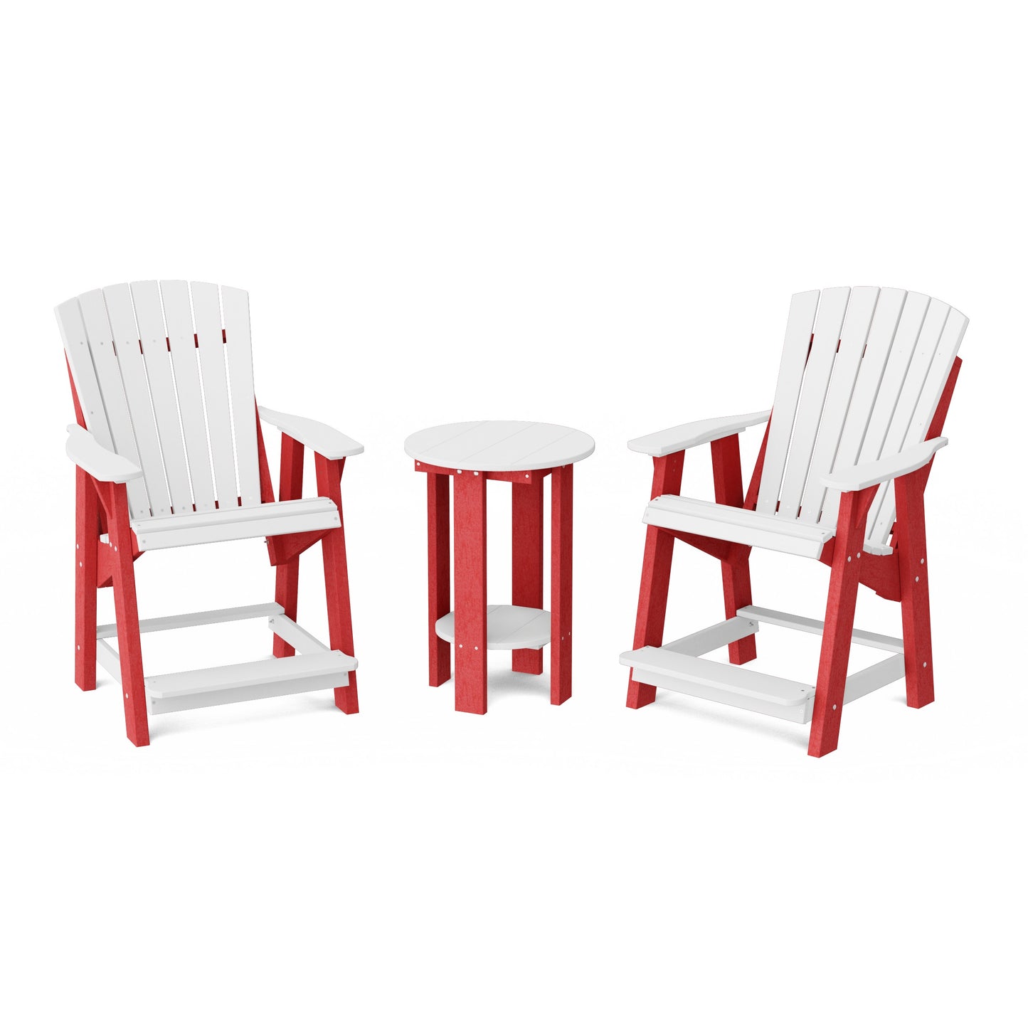 Heritage Tall Adirondack Chairs with Table