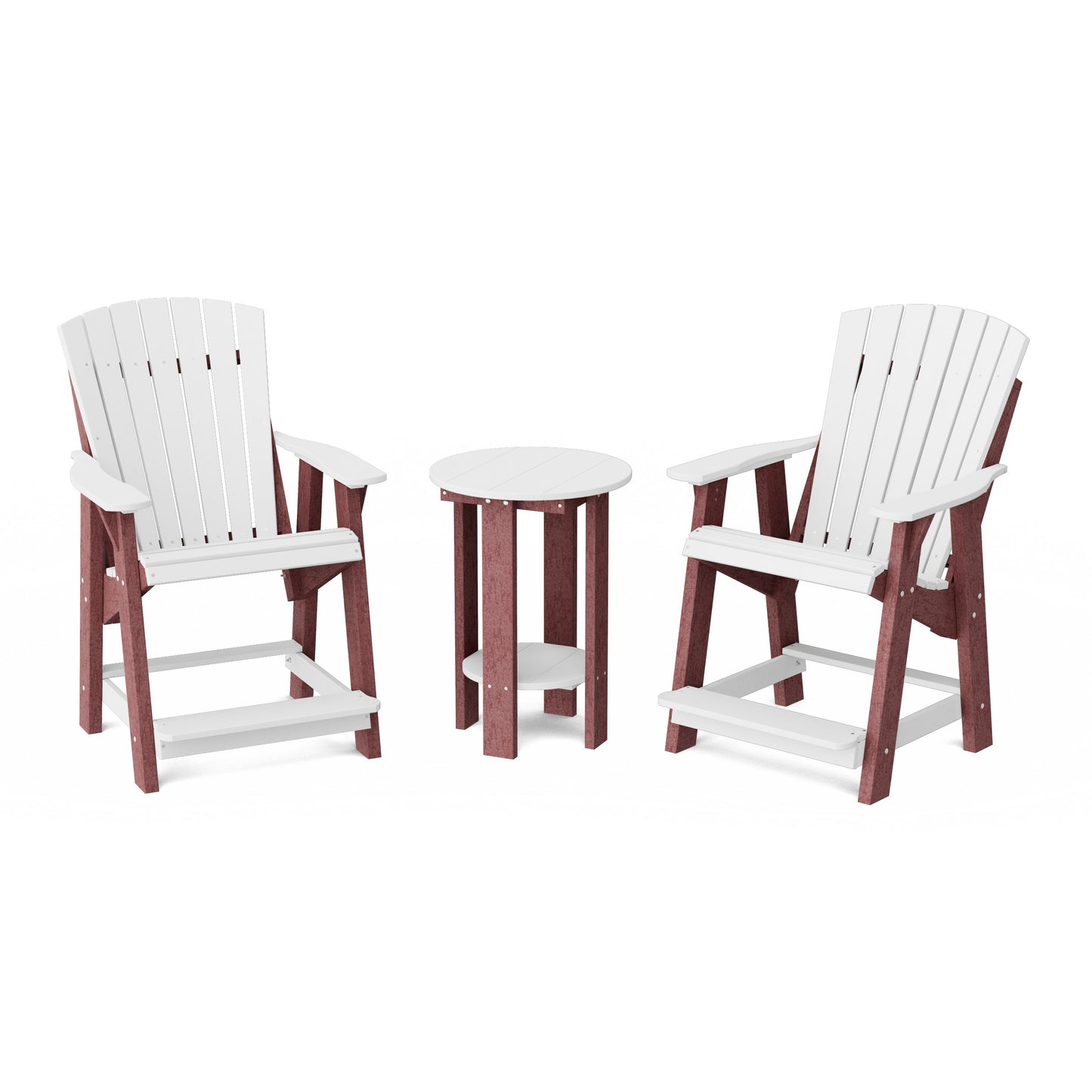 Heritage Tall Adirondack Chairs with Table