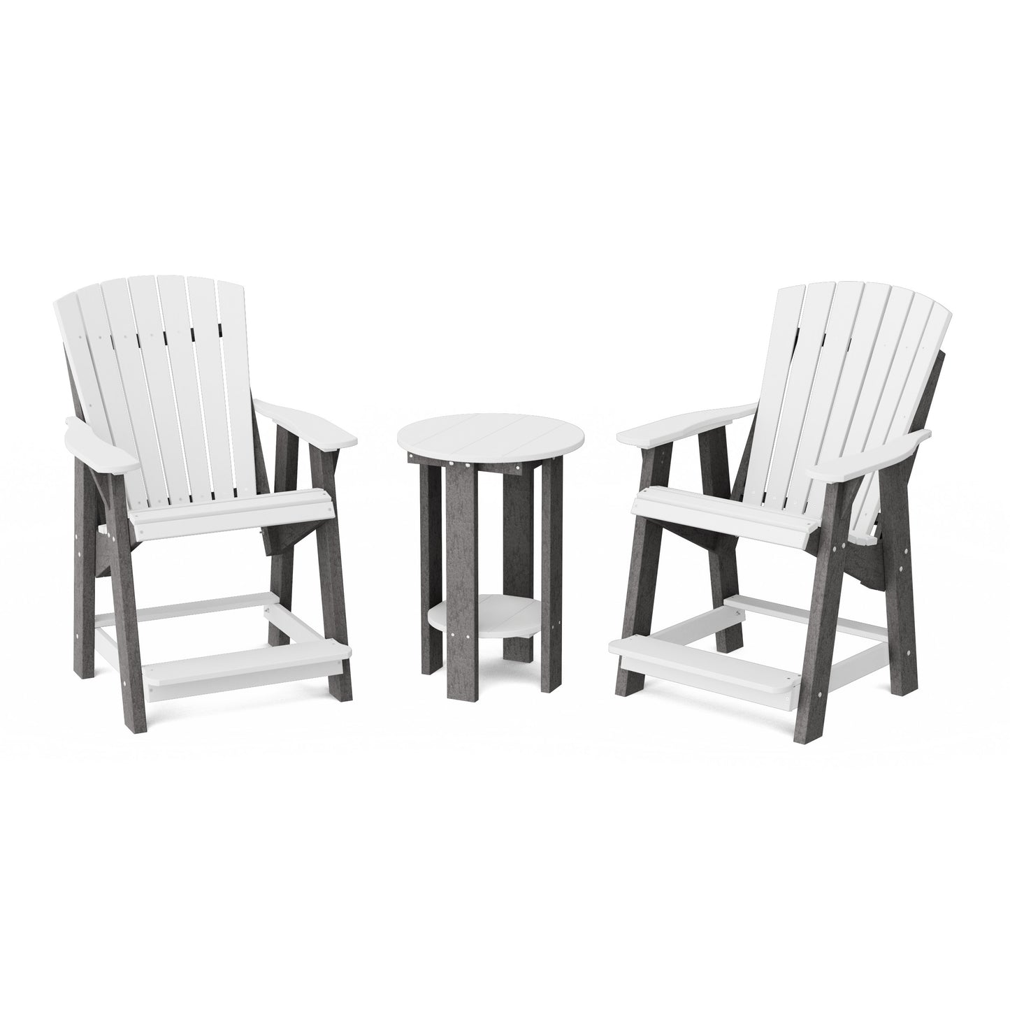 Heritage Tall Adirondack Chairs with Table