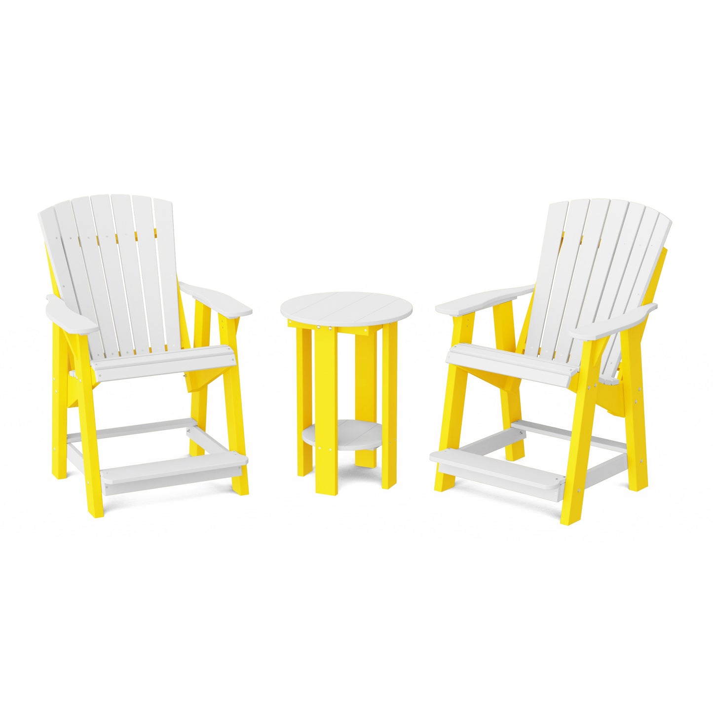 Heritage Tall Adirondack Chairs with Table