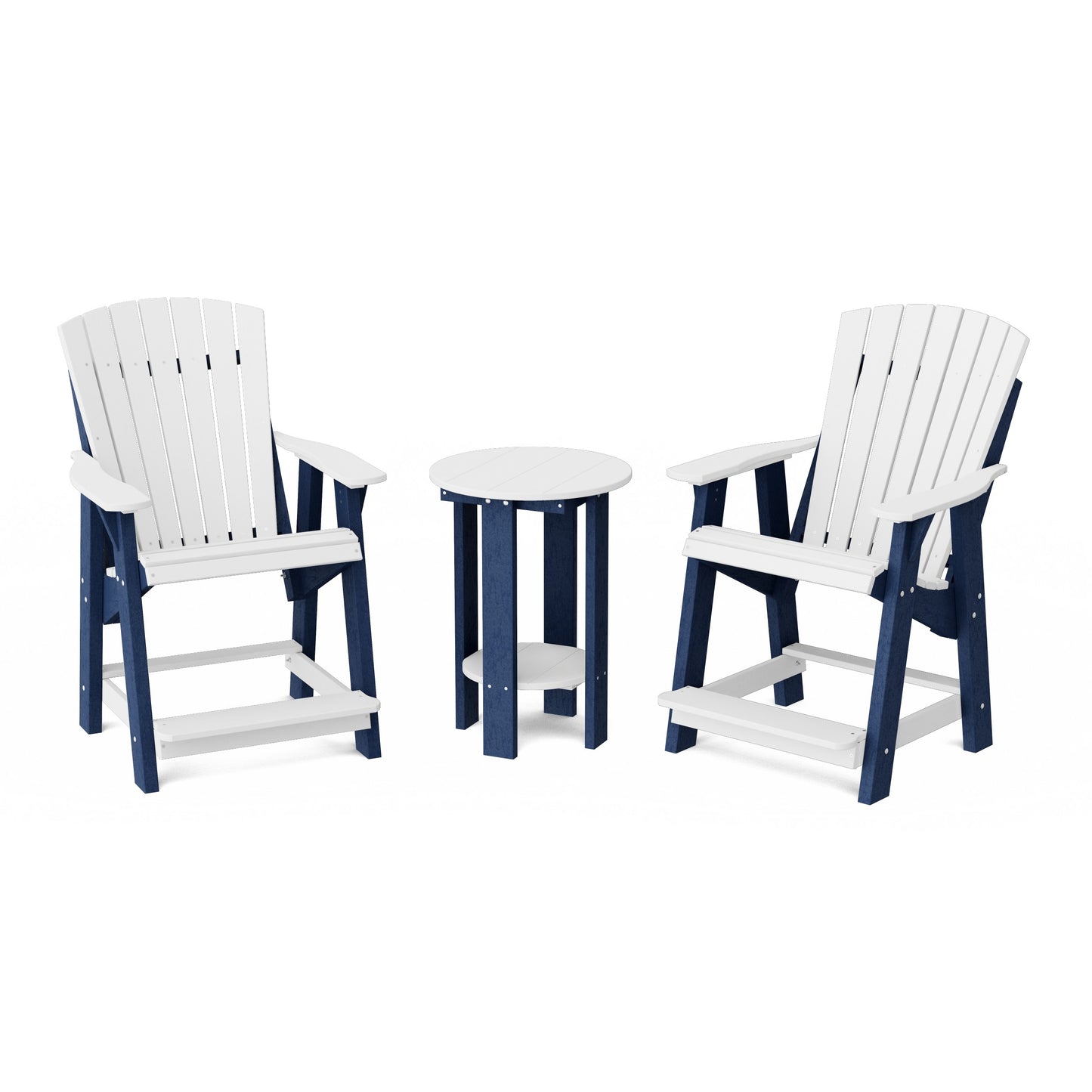 Heritage Tall Adirondack Chairs with Table