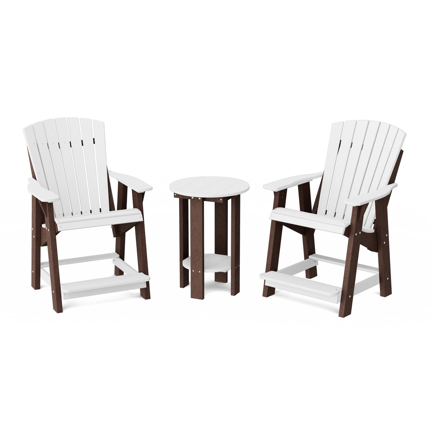 Heritage Tall Adirondack Chairs with Table