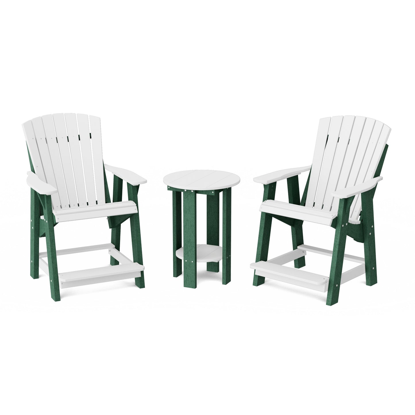 Heritage Tall Adirondack Chairs with Table