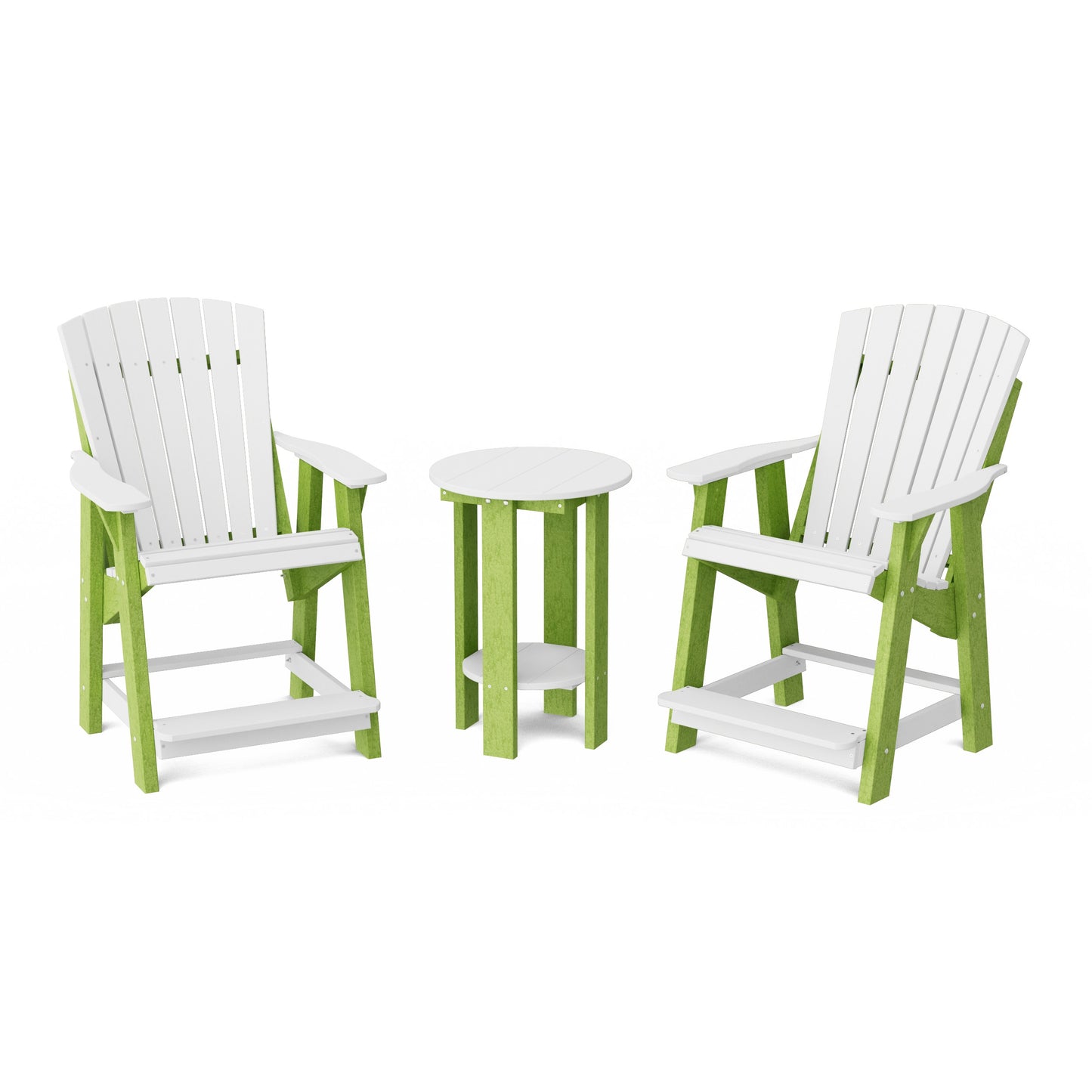 Heritage Tall Adirondack Chairs with Table