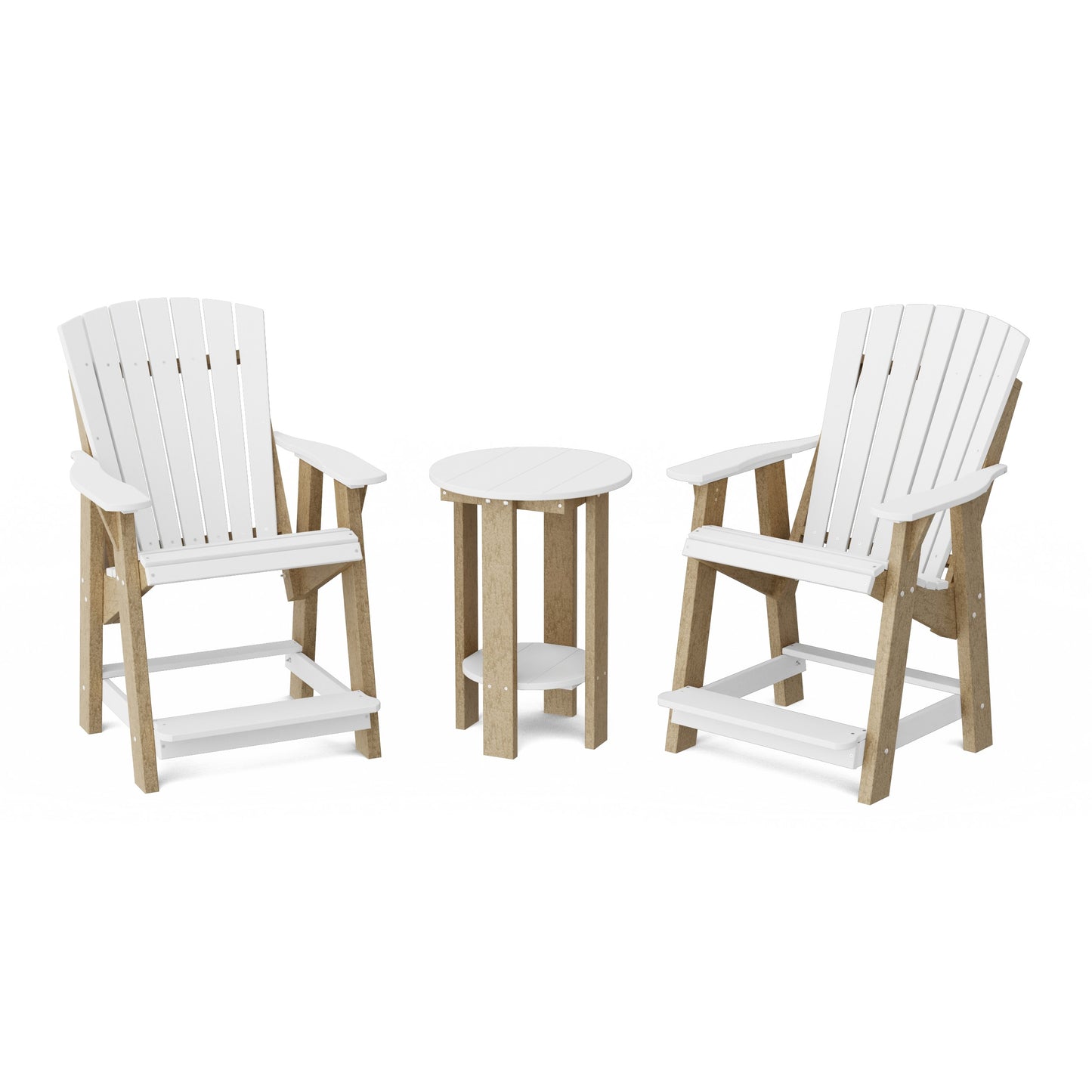 Heritage Tall Adirondack Chairs with Table