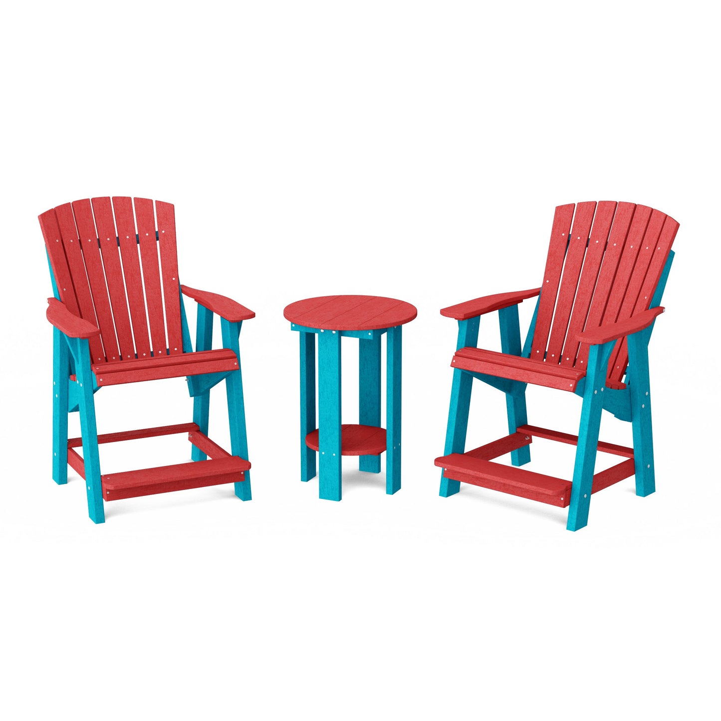 Heritage Tall Adirondack Chairs with Table