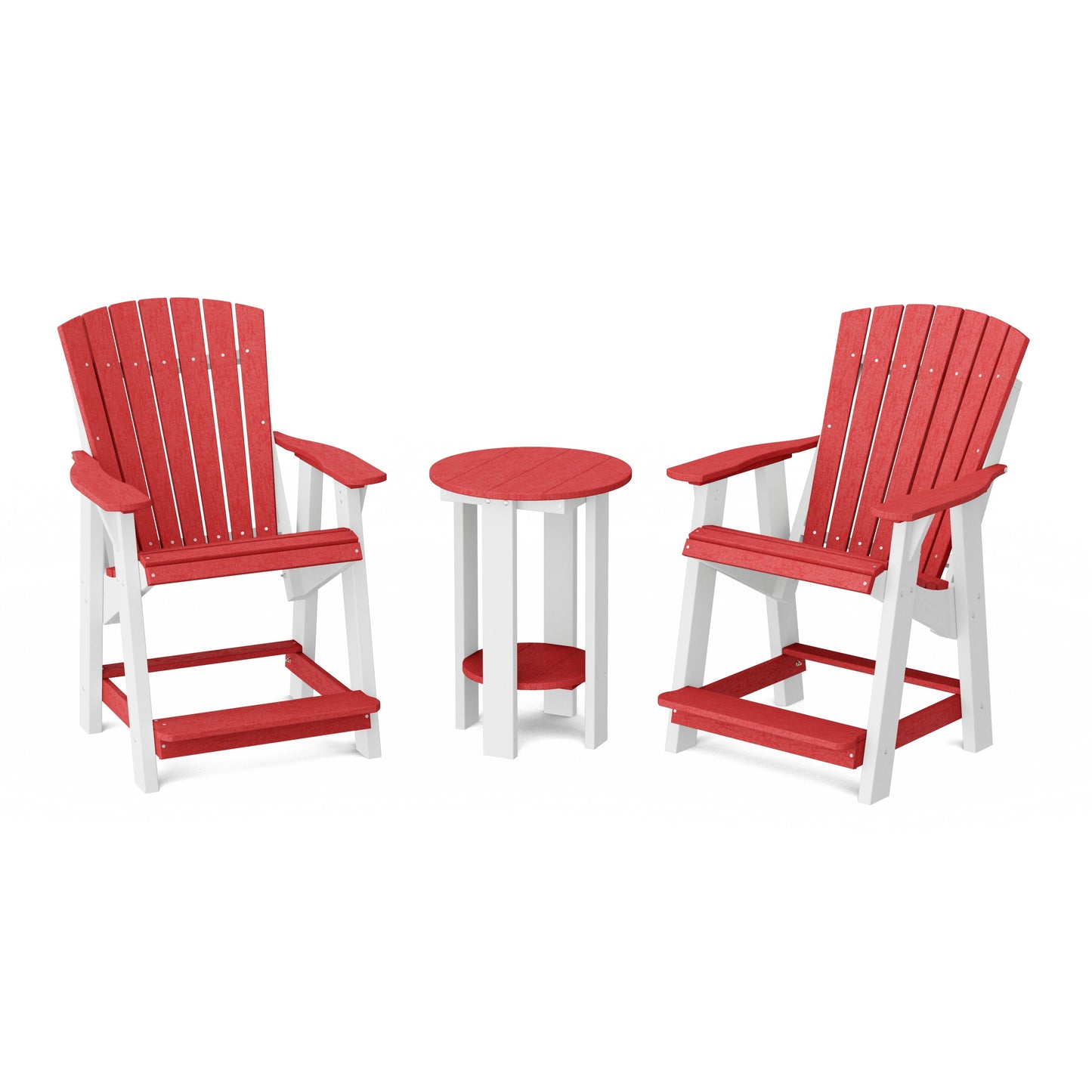 Heritage Tall Adirondack Chairs with Table