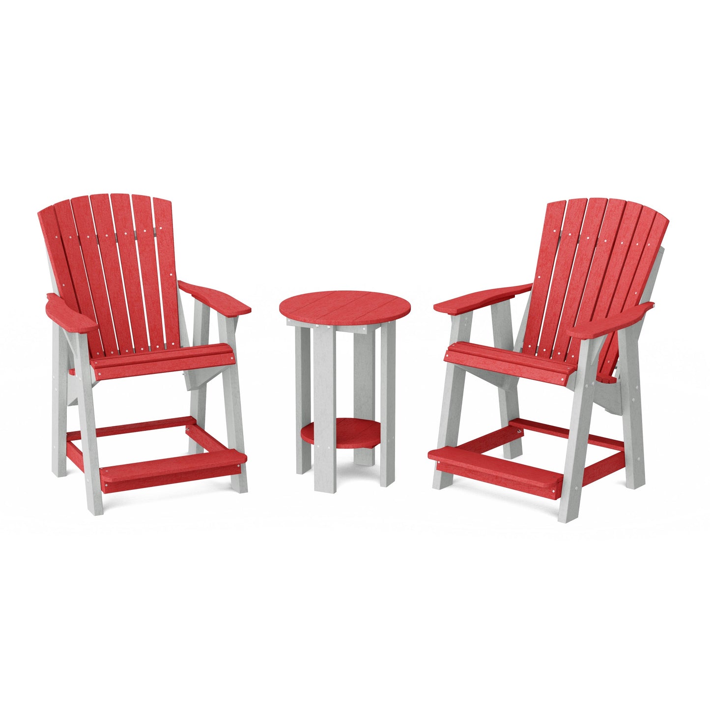 Heritage Tall Adirondack Chairs with Table