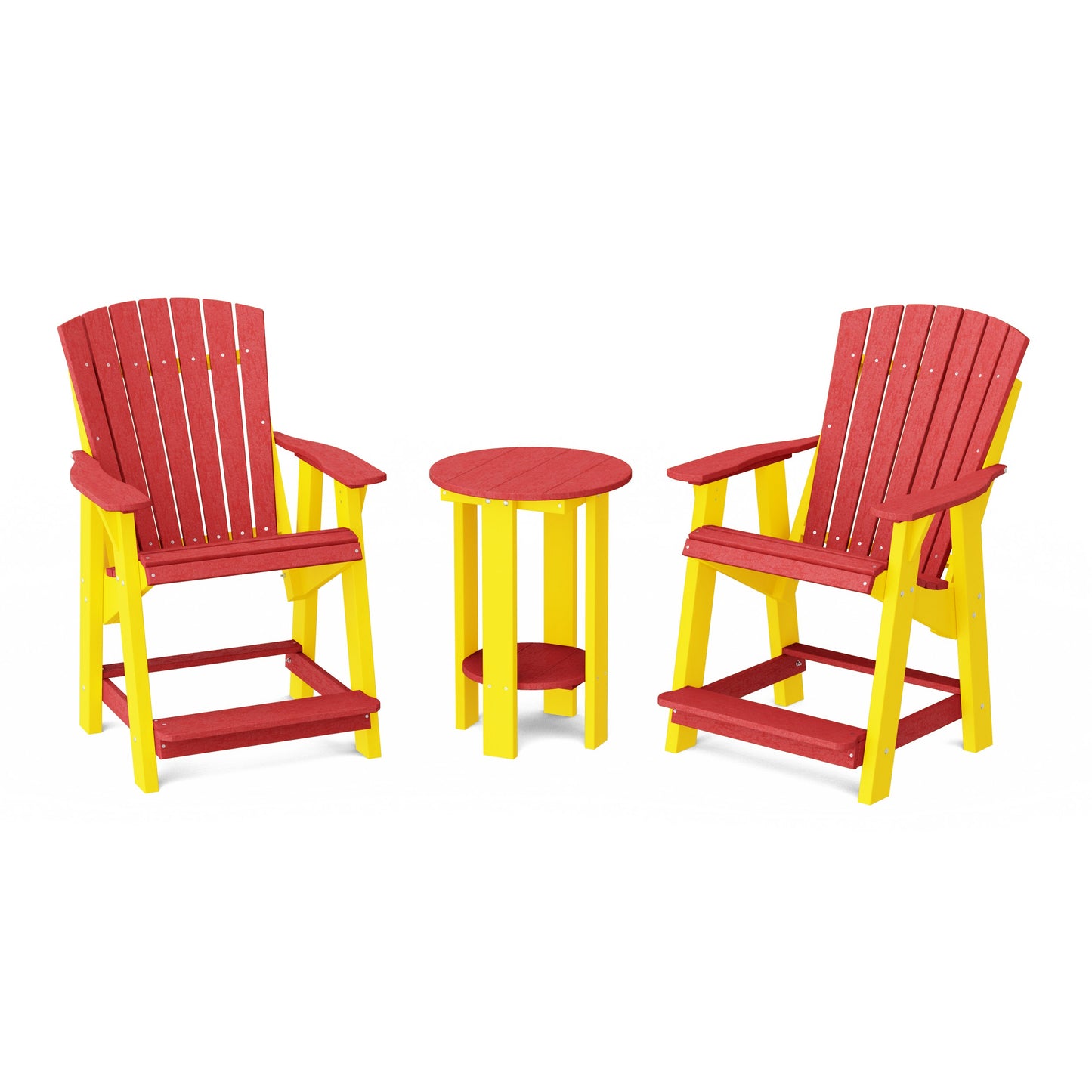 Heritage Tall Adirondack Chairs with Table