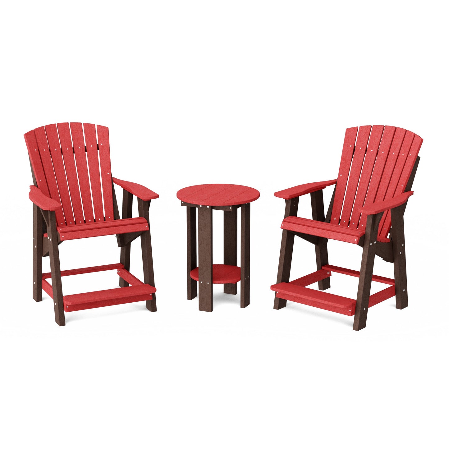 Heritage Tall Adirondack Chairs with Table