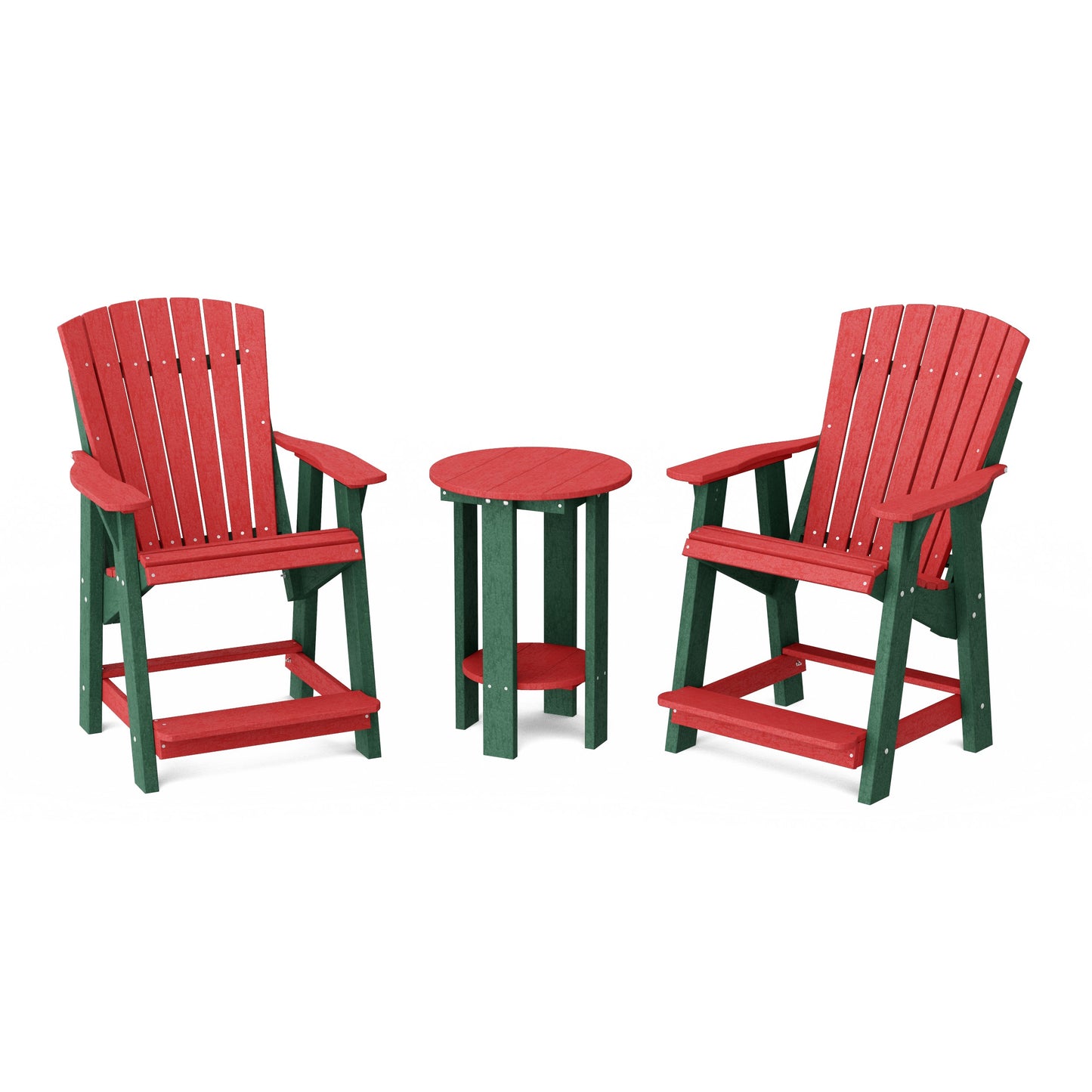 Heritage Tall Adirondack Chairs with Table