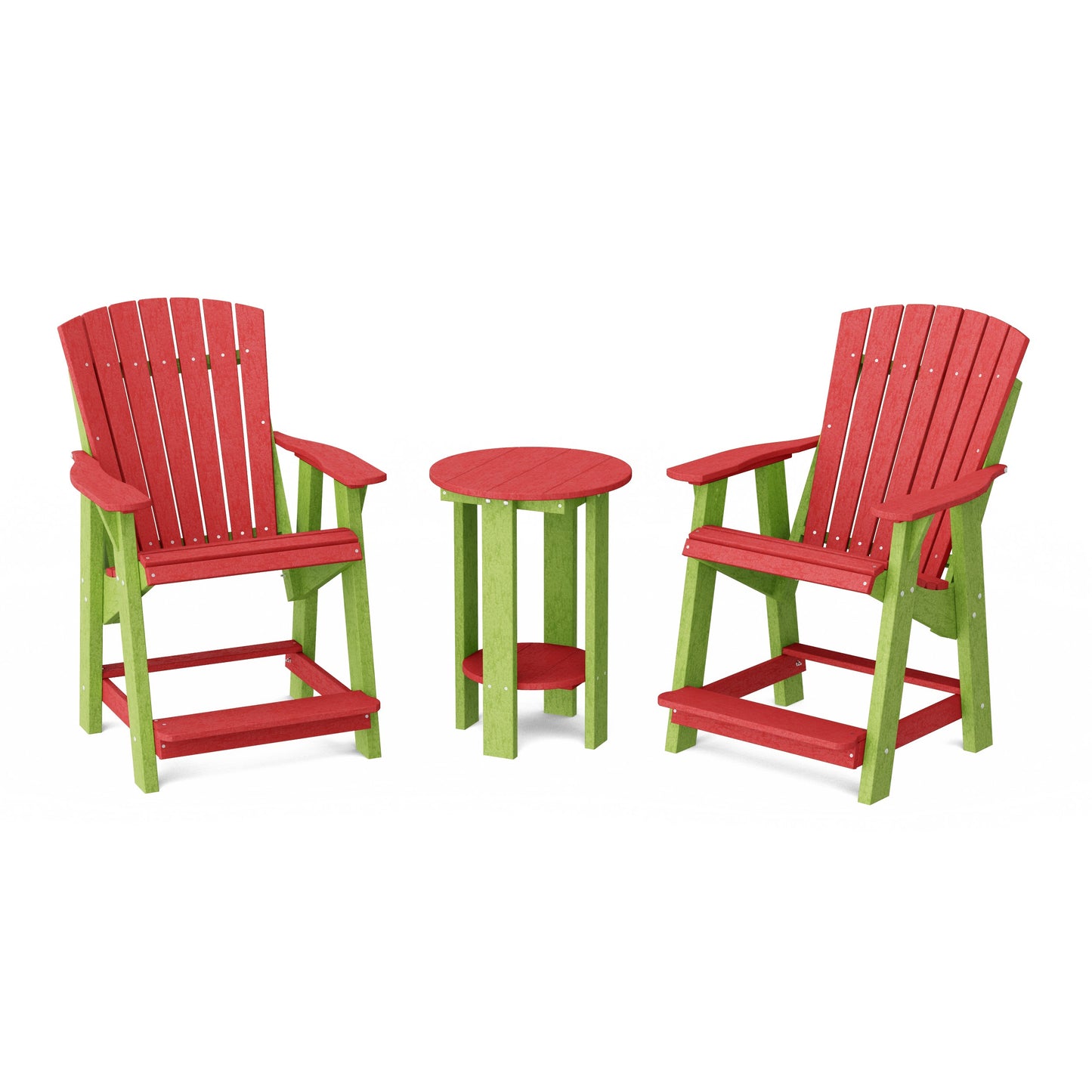 Heritage Tall Adirondack Chairs with Table