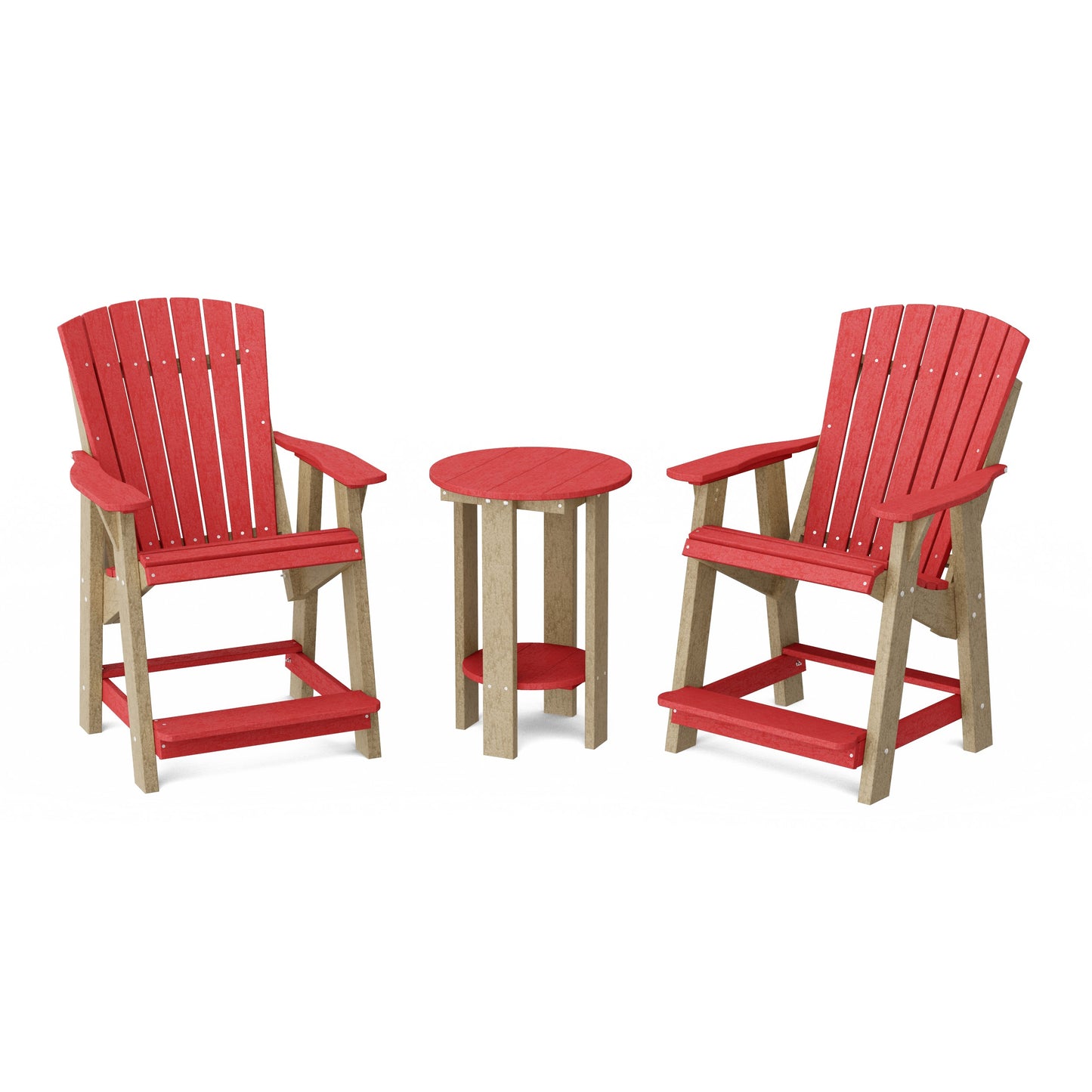 Heritage Tall Adirondack Chairs with Table