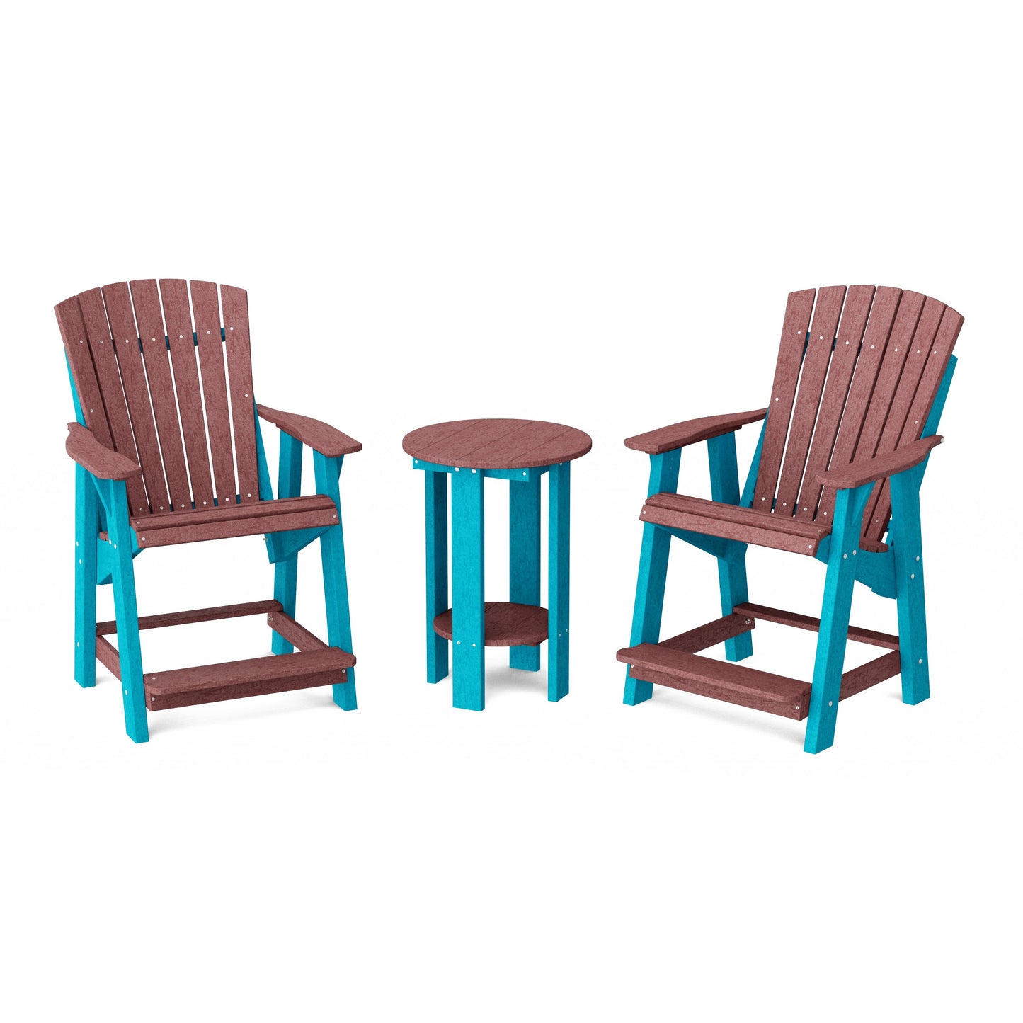 Heritage Tall Adirondack Chairs with Table