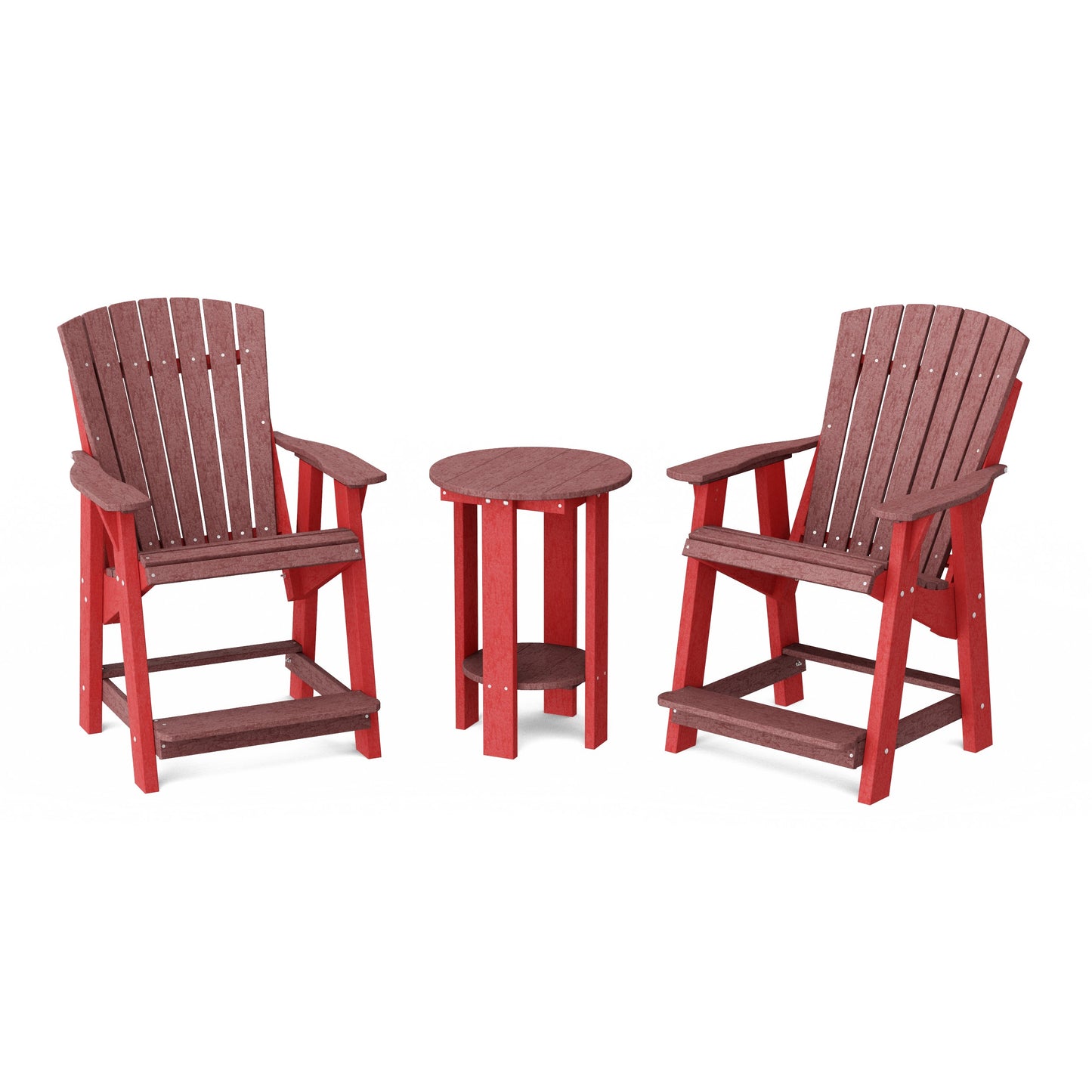Heritage Tall Adirondack Chairs with Table