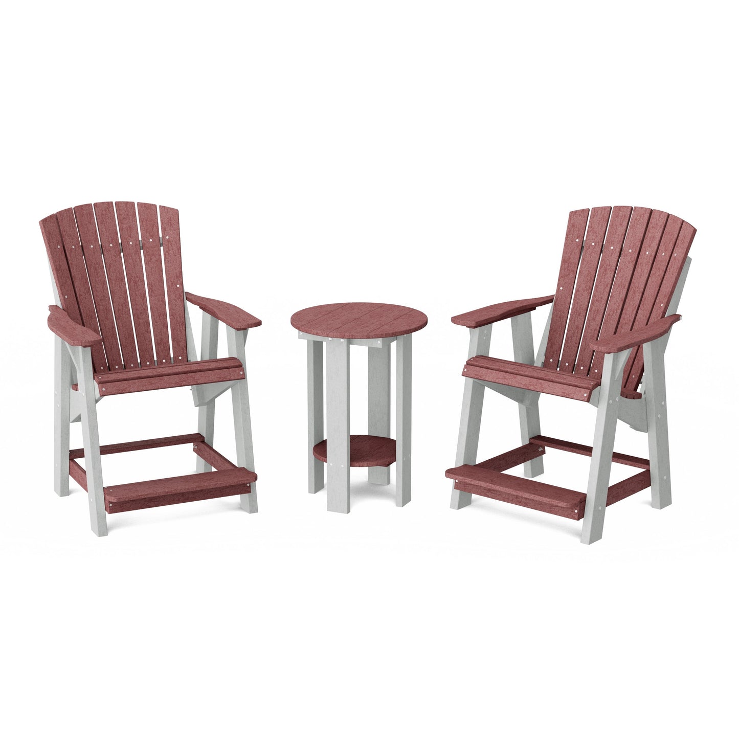 Heritage Tall Adirondack Chairs with Table