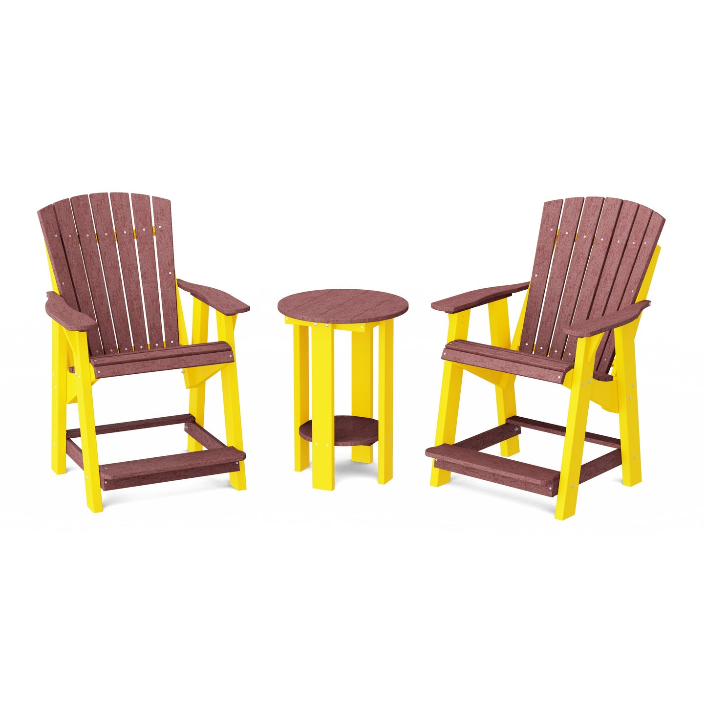Heritage Tall Adirondack Chairs with Table