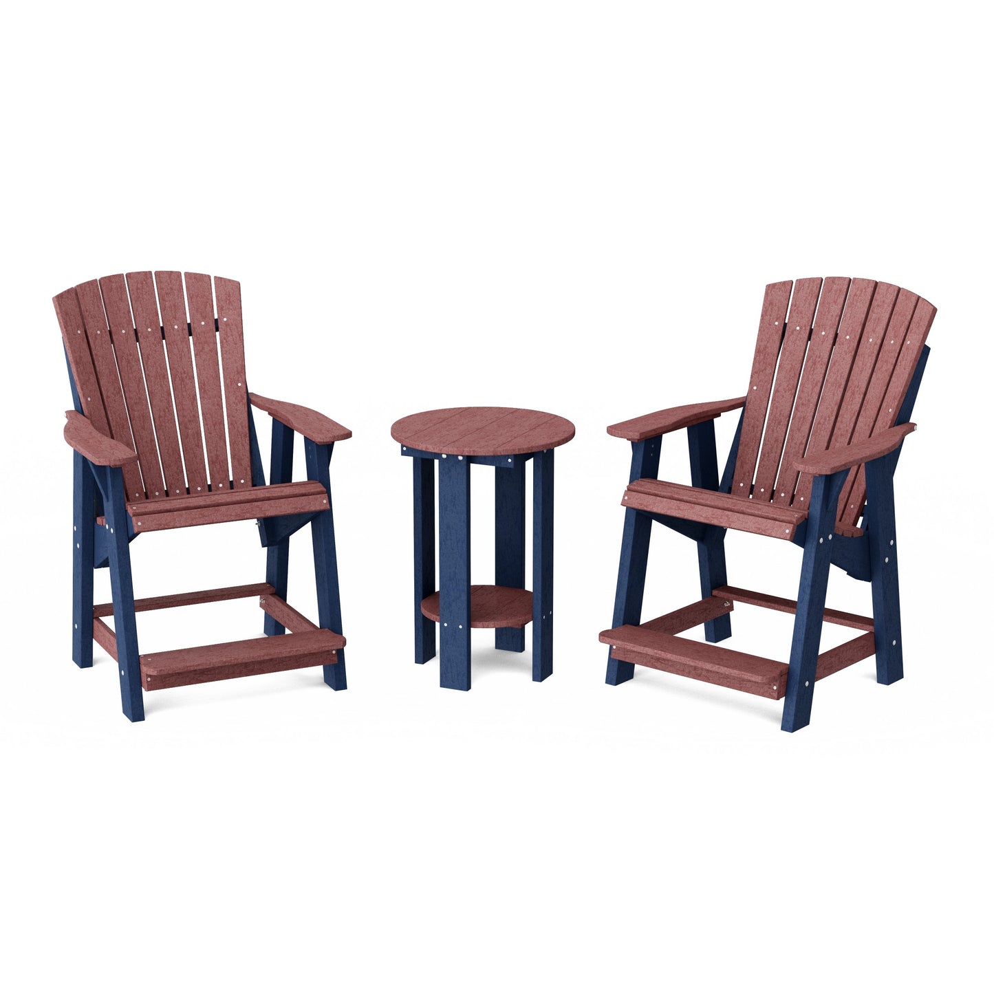Heritage Tall Adirondack Chairs with Table
